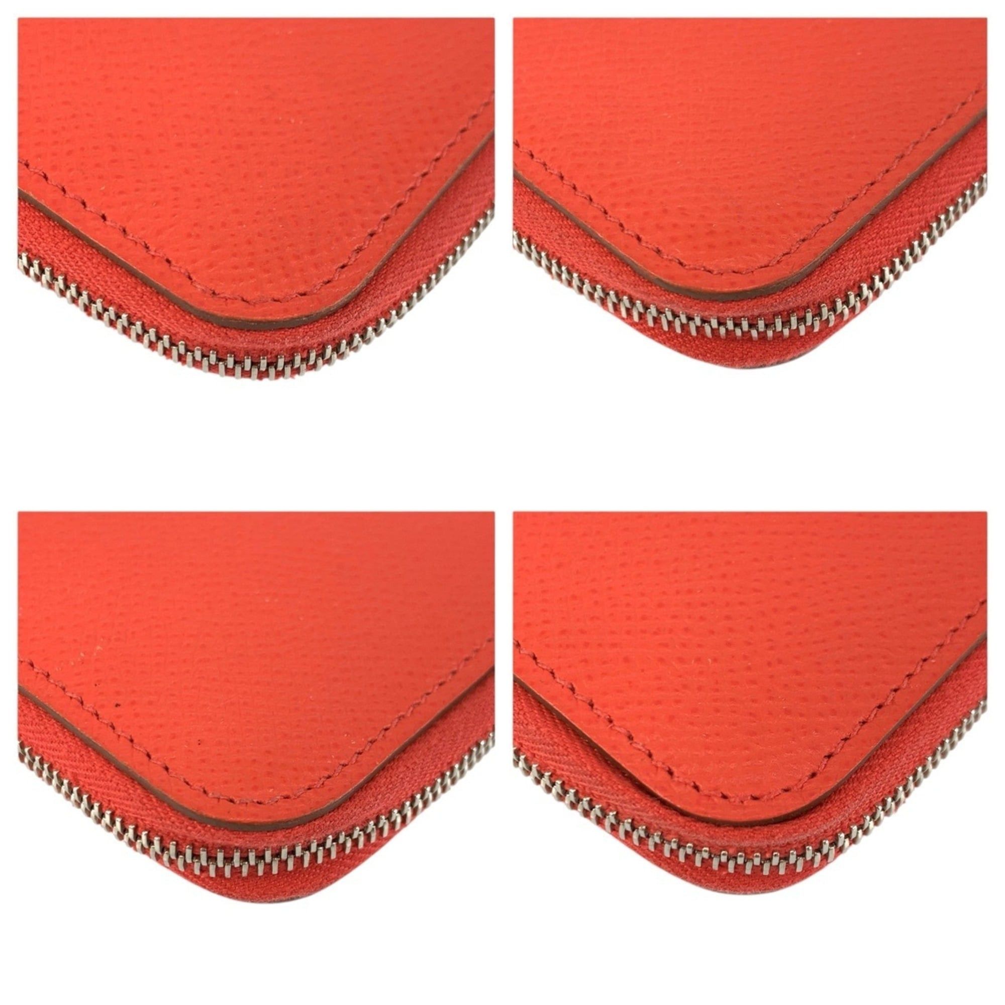 Hermes HERMES Azap Compact Mini Silk In Jaipur Silver Hardware Veau Epsom Wallet/Coin Purse T Stamp Women's Size ONE SIZE - 5 Thumbnail