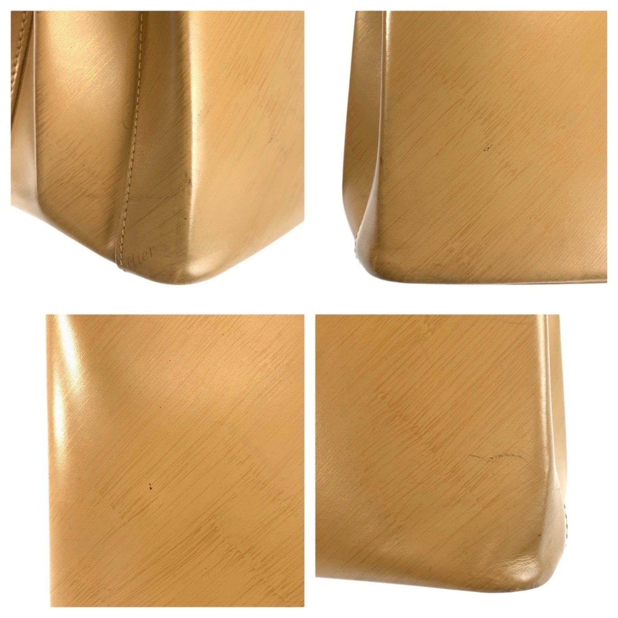 Cartier CARTIER Trinity Beige Leather Handbag Shoulder Bag for Women Size ONE SIZE - 5 Thumbnail
