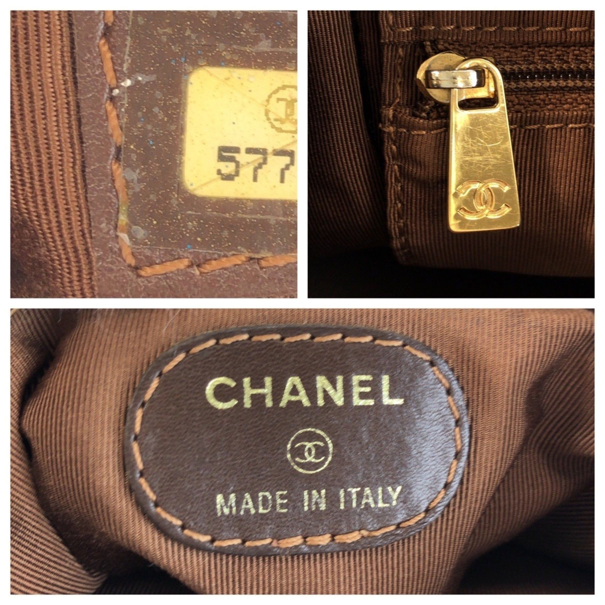 Chanel CHANEL Vintage Black Leather Shoulder Bag/Pouch with Gold Hardware for Women Size ONE SIZE - 4 Thumbnail