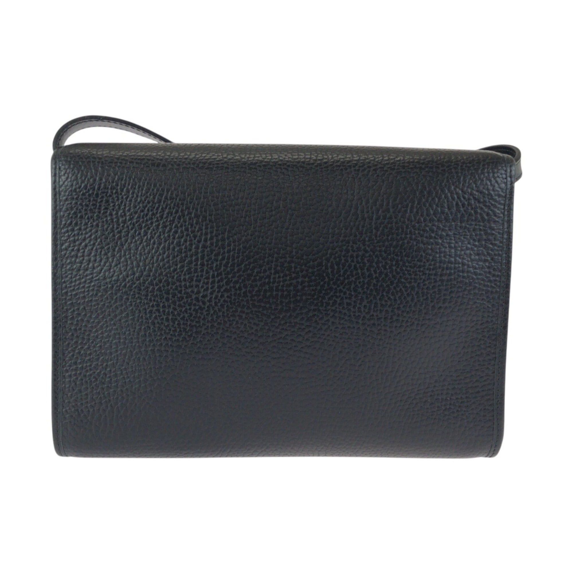 Dior Christian Dior Vintage Black Leather Shoulder Bag/Pouch with Gold Hardware for Women Size ONE SIZE - 2 Thumbnail