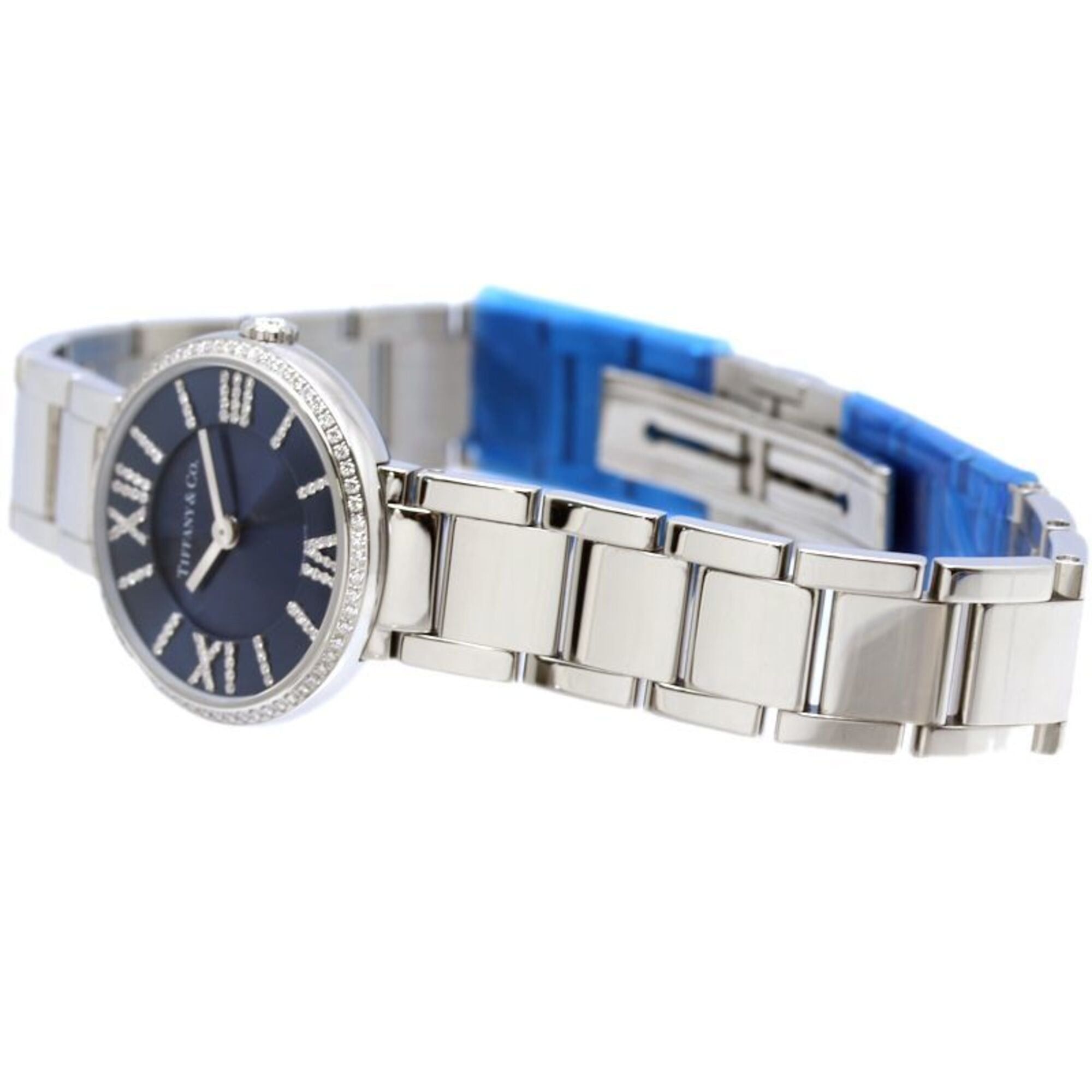 Tiffany & Co. TIFFANY&Co. Tiffany Atlas 2-Hand Bezel Diamond 69291651 Women's Watch Stainless Steel 40349 Size ONE SIZE - 3 Thumbnail