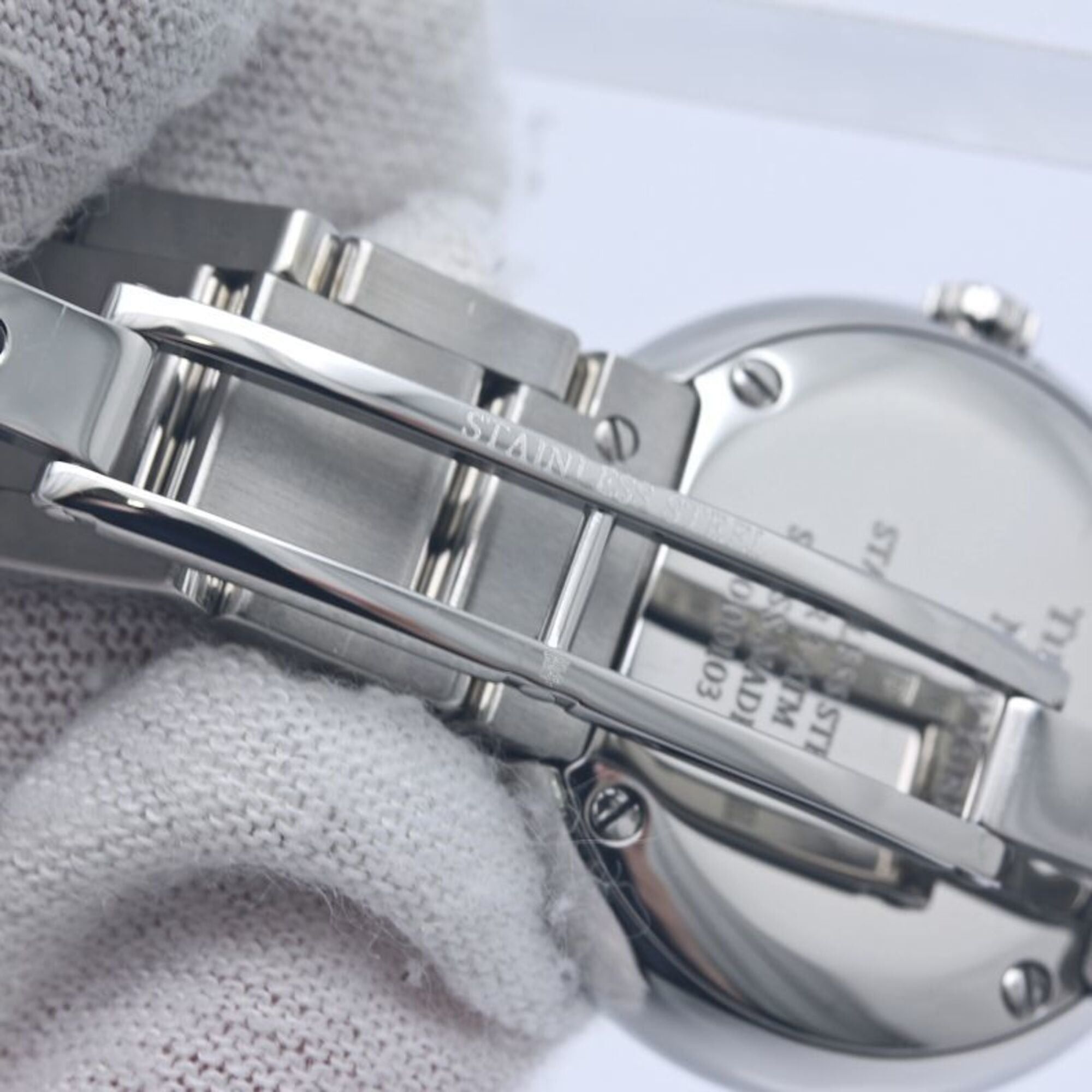 Tiffany & Co. TIFFANY&Co. Tiffany Atlas 2-Hand Bezel Diamond 69291651 Women's Watch Stainless Steel 40349 Size ONE SIZE - 14 Thumbnail
