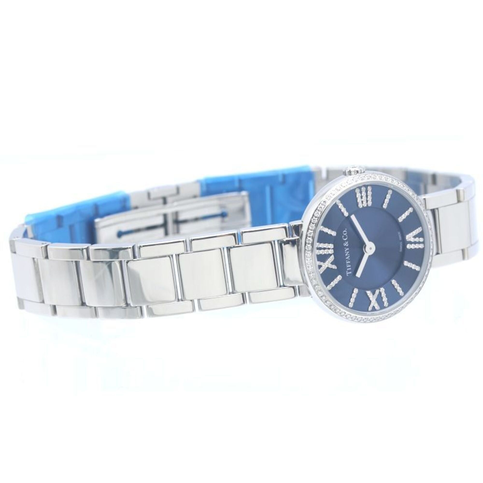 Tiffany & Co. TIFFANY&Co. Tiffany Atlas 2-Hand Bezel Diamond 69291651 Women's Watch Stainless Steel 40349 Size ONE SIZE - 5 Thumbnail