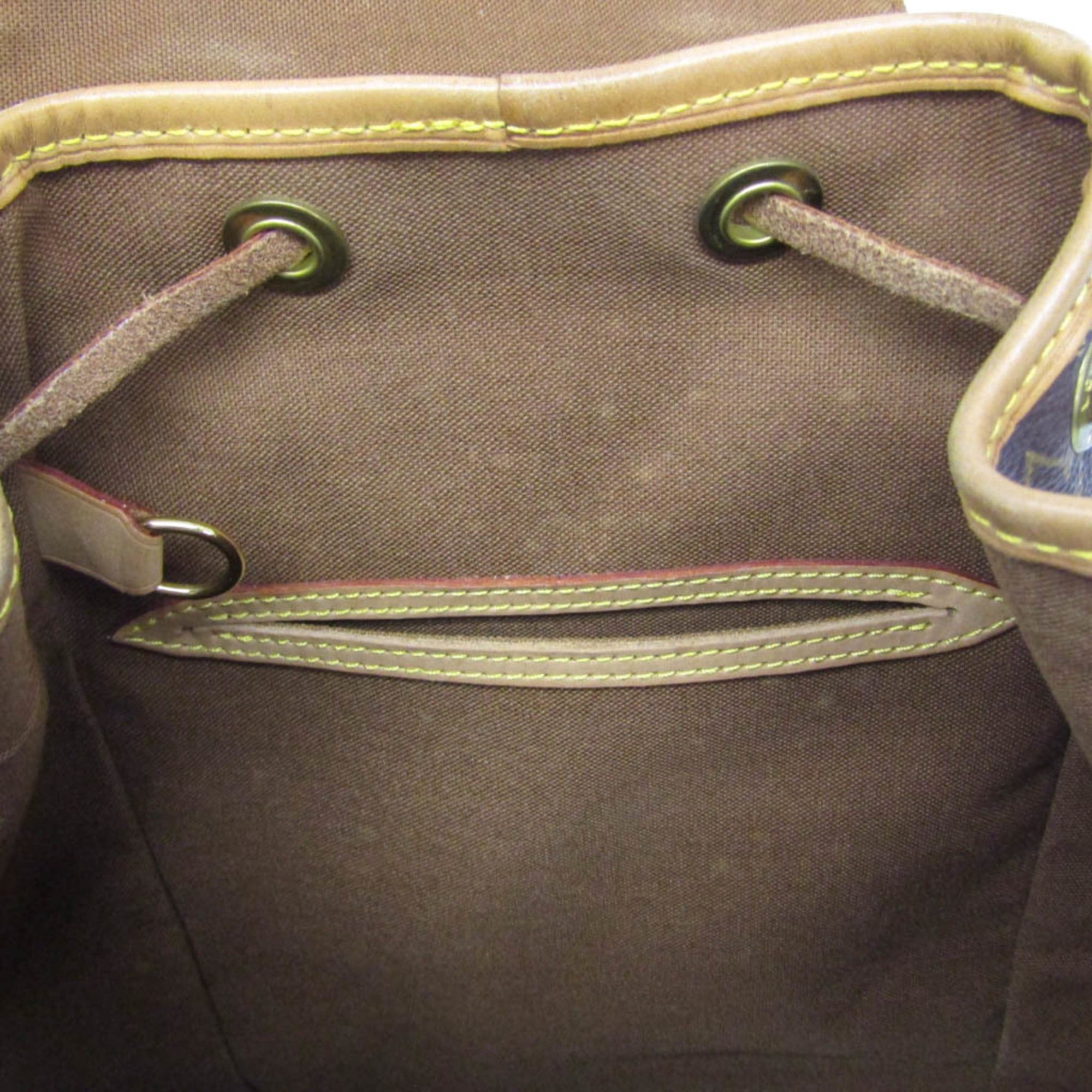 Louis Vuitton Louis Vuitton Monogram Montsouris MM M51136 Women's Backpack Brown Size ONE SIZE - 12 Thumbnail