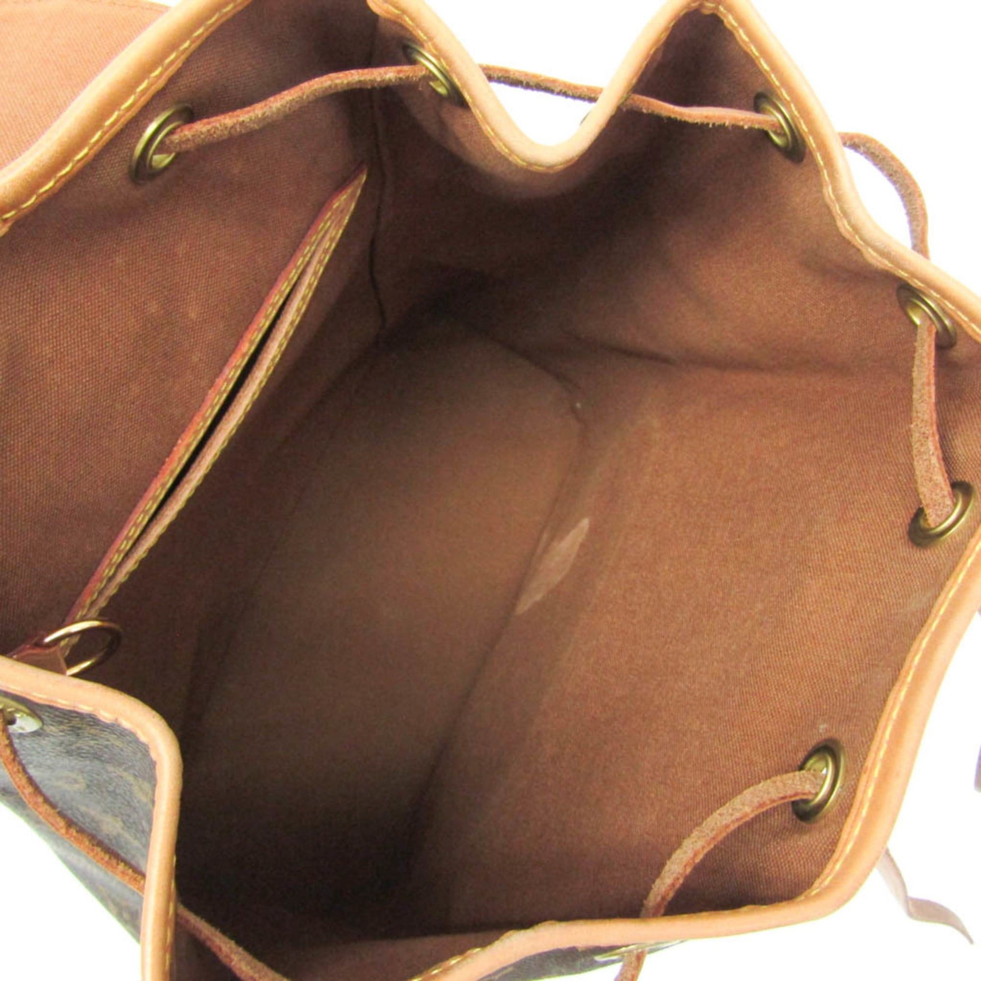 Louis Vuitton Louis Vuitton Monogram Montsouris MM M51136 Women's Backpack Brown Size ONE SIZE - 3 Thumbnail