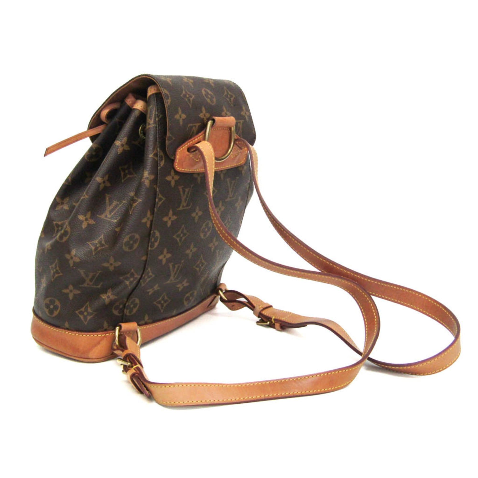 Louis Vuitton Louis Vuitton Monogram Montsouris MM M51136 Women's Backpack Brown Size ONE SIZE - 2 Thumbnail