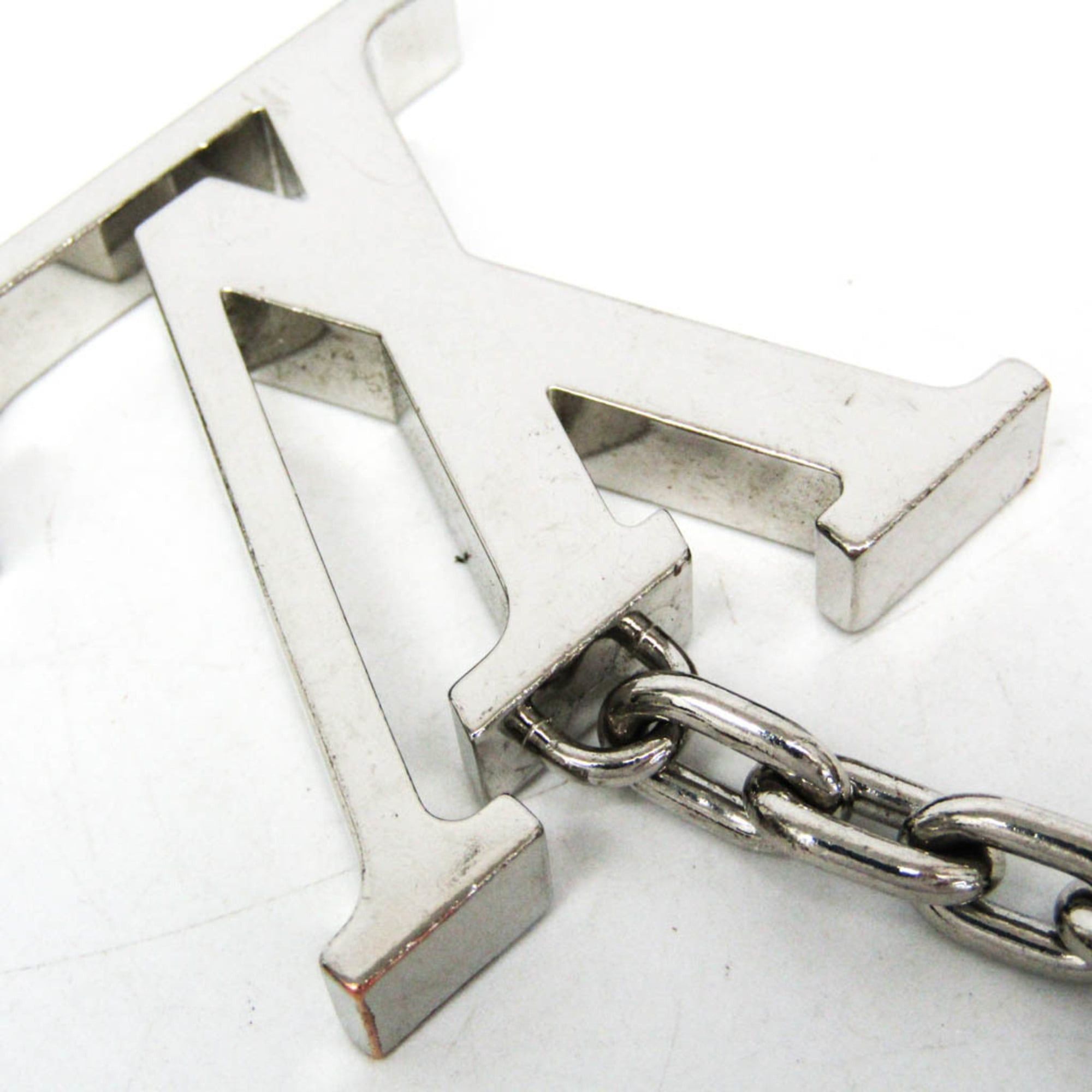 Louis Vuitton Louis Vuitton Initial Key Chain M65071 Keyring (Silver) Size ONE SIZE - 6 Thumbnail