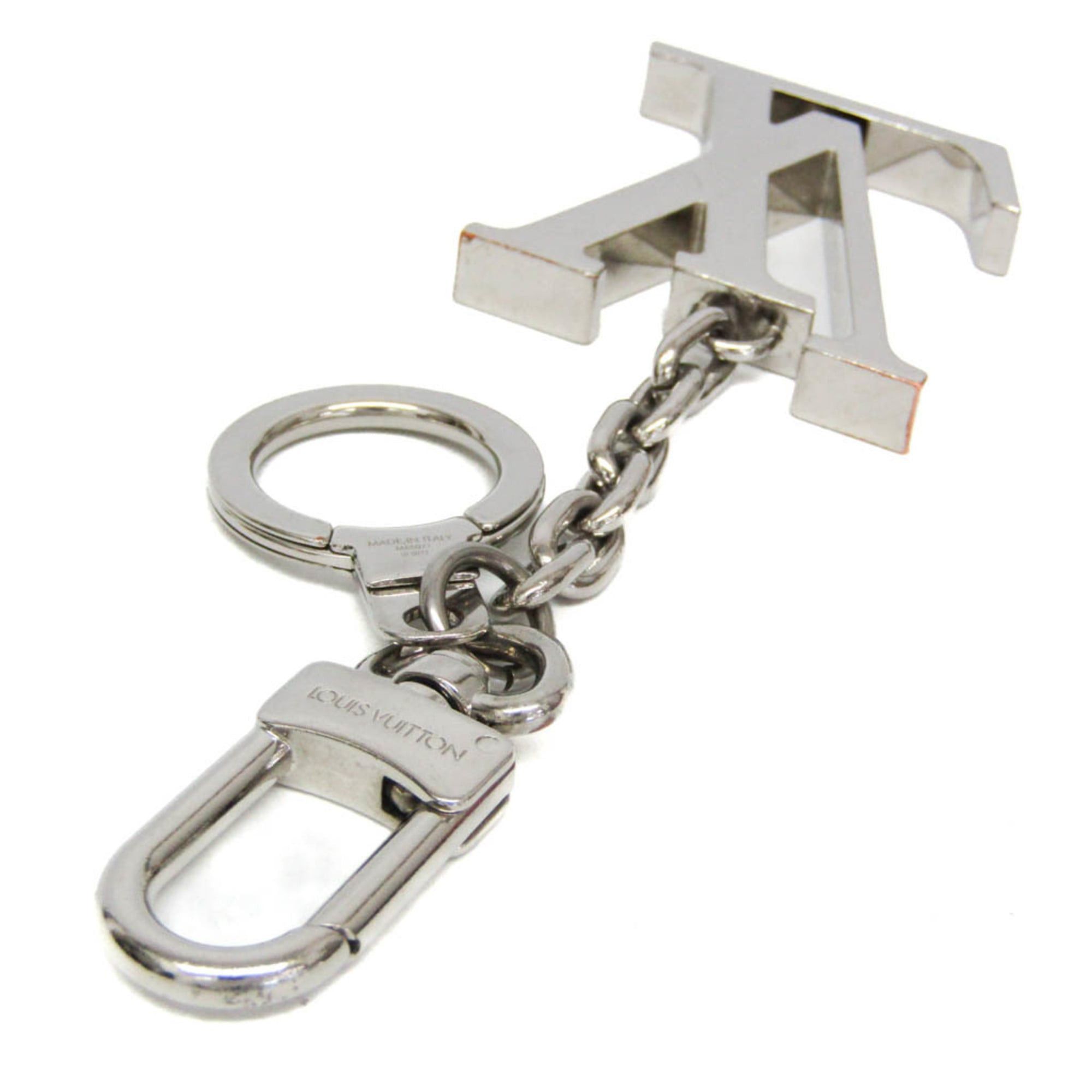 Louis Vuitton Louis Vuitton Initial Key Chain M65071 Keyring (Silver) Size ONE SIZE - 2 Thumbnail