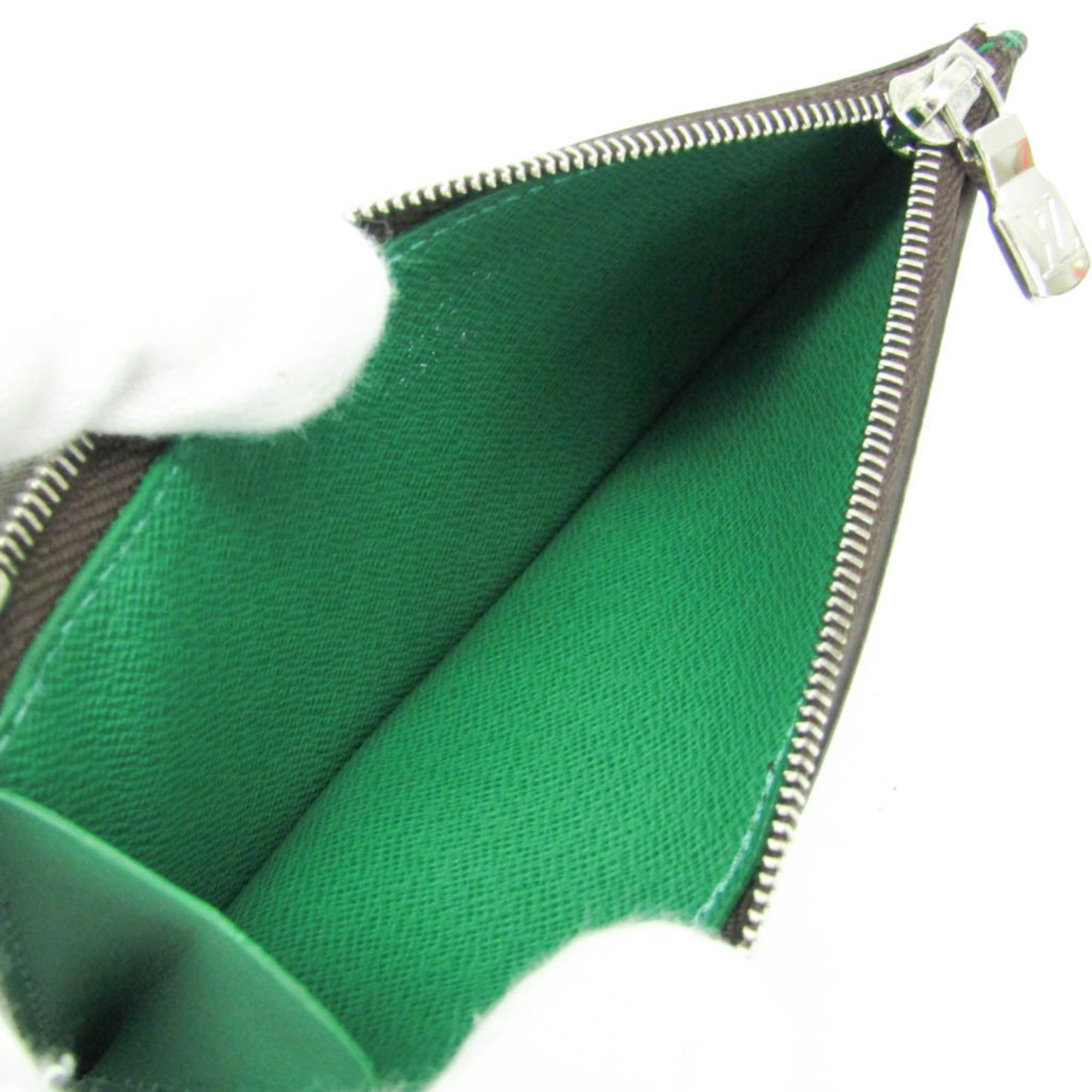 Louis Vuitton Louis Vuitton Monogram Macassar Coin Card Holder M82913 Men,Women Monogram Coin Purse/coin Case Brown,Green Size ONE SIZE - 3 Thumbnail