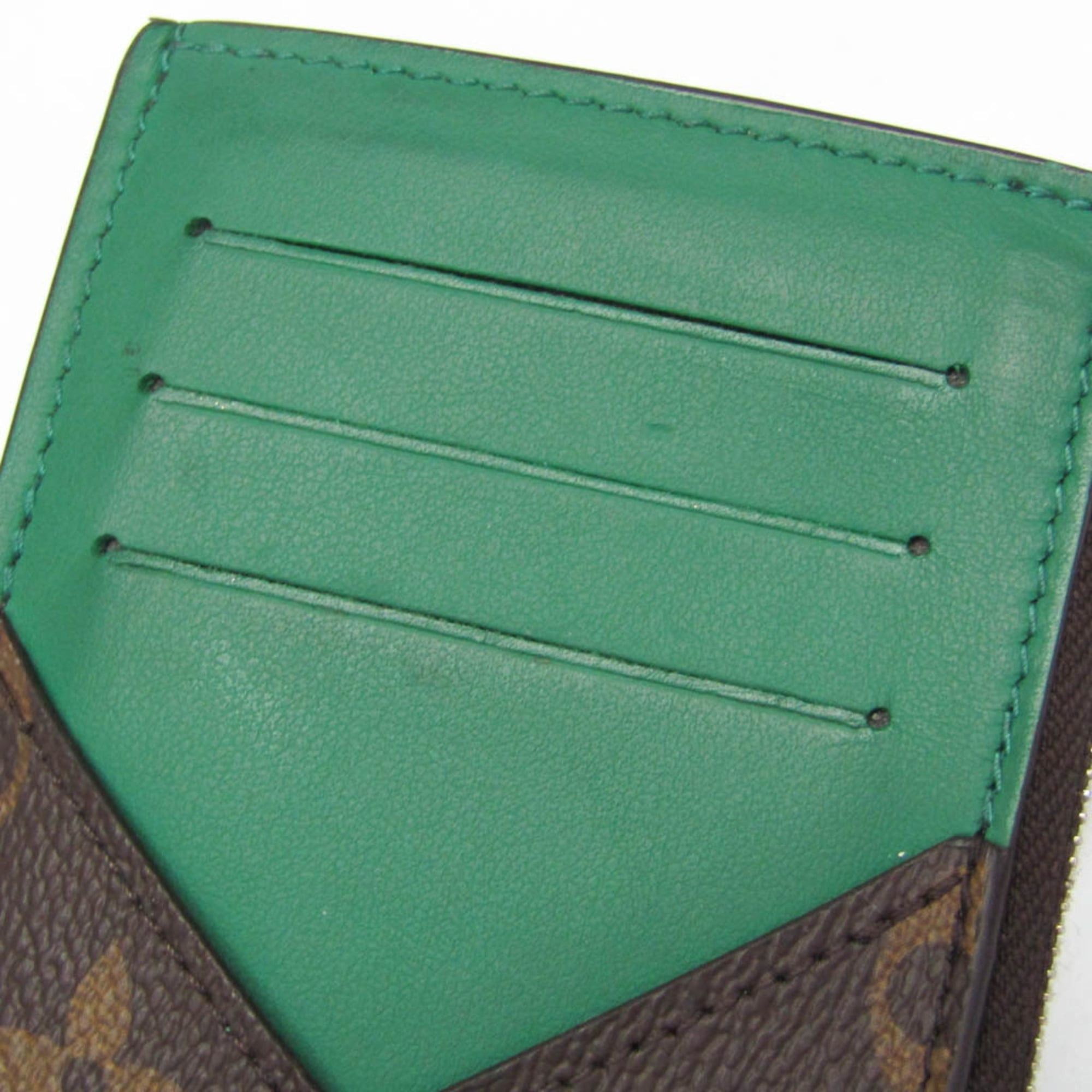 Louis Vuitton Louis Vuitton Monogram Macassar Coin Card Holder M82913 Men,Women Monogram Coin Purse/coin Case Brown,Green Size ONE SIZE - 8 Thumbnail
