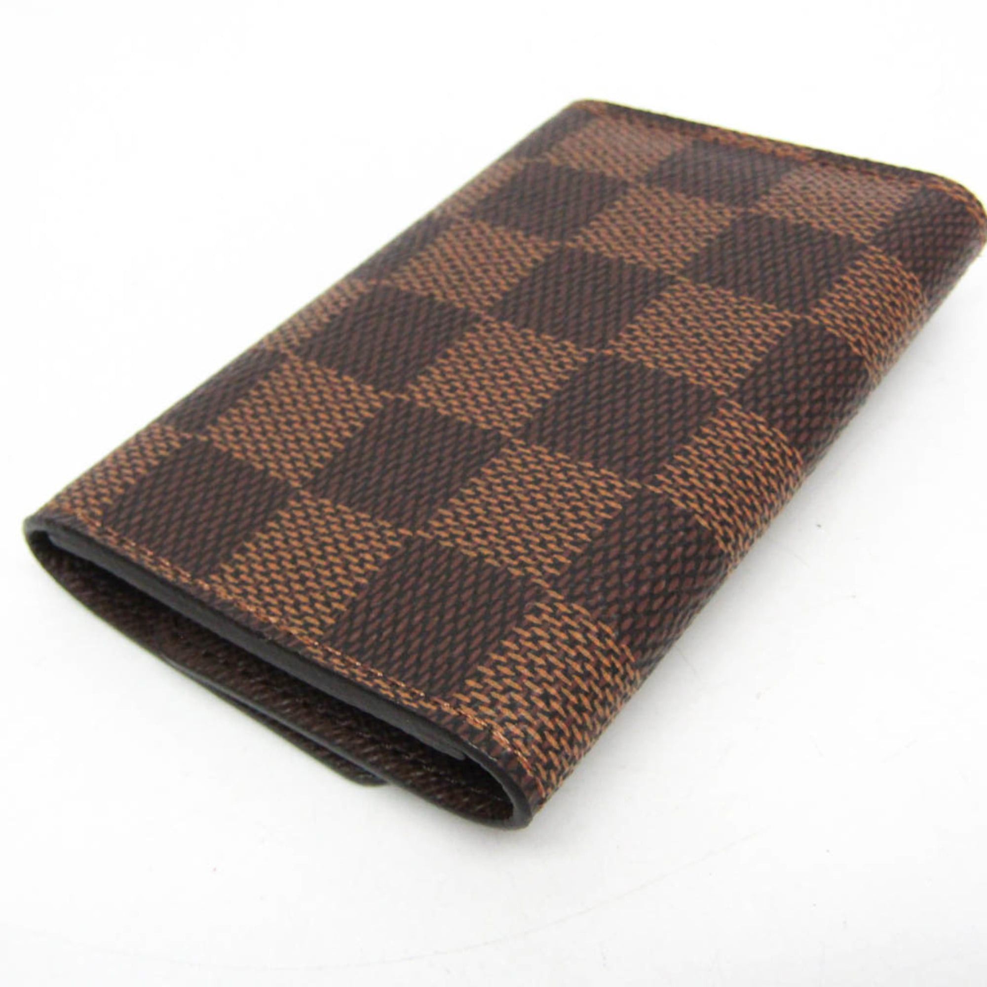 Louis Vuitton Louis Vuitton Damier 6 Key Holder N62630 Men,Women Damier Canvas Key Case Ebene Size ONE SIZE - 4 Thumbnail