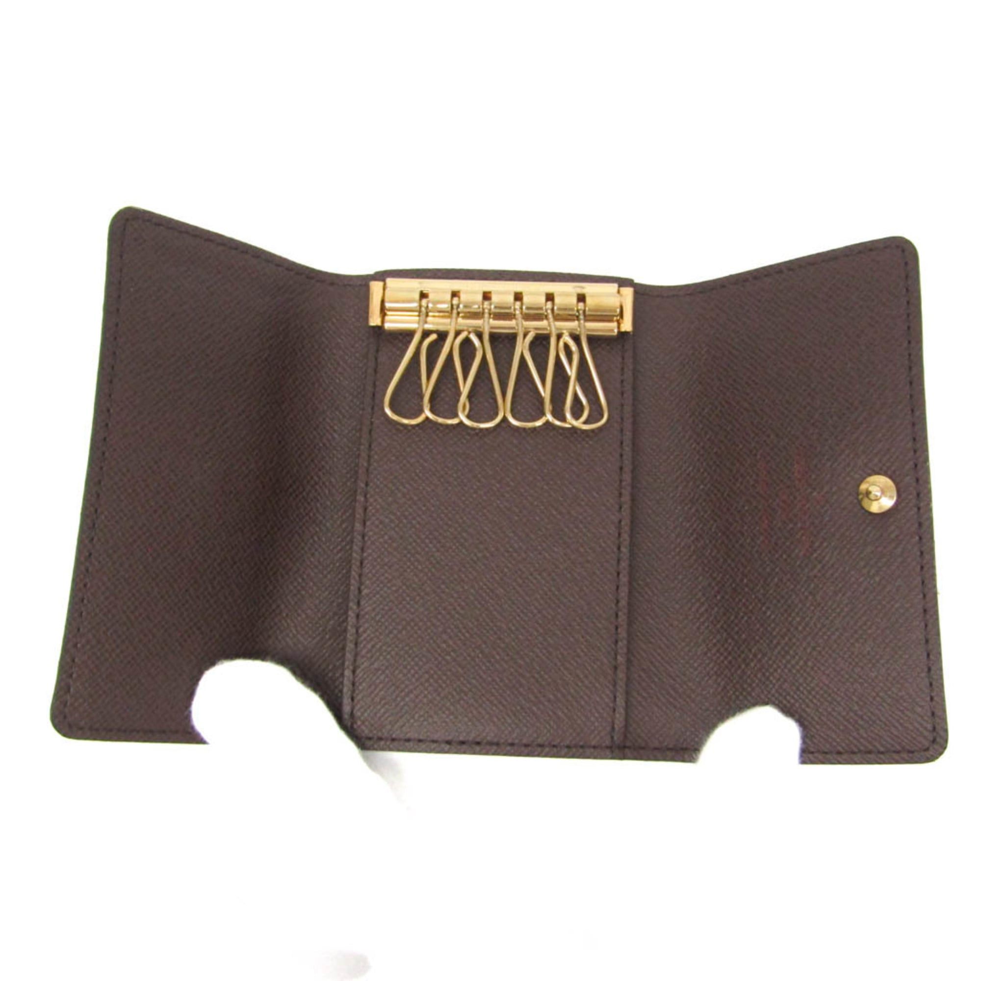 Louis Vuitton Louis Vuitton Damier 6 Key Holder N62630 Men,Women Damier Canvas Key Case Ebene Size ONE SIZE - 3 Thumbnail