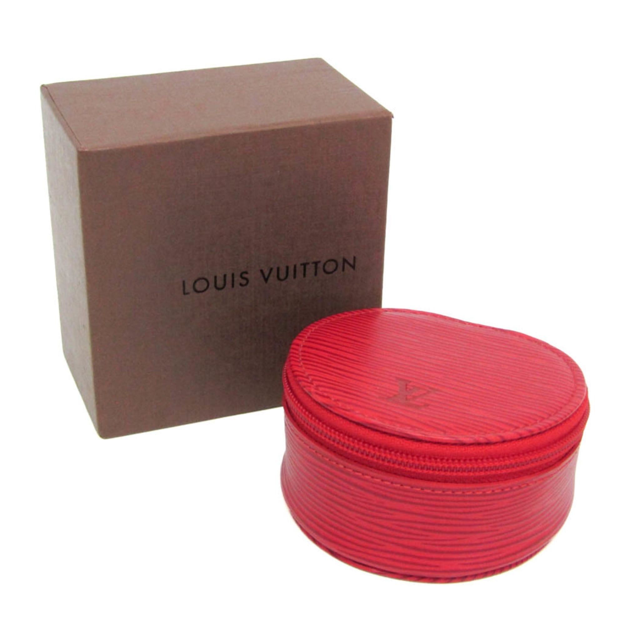 Louis Vuitton Louis Vuitton Epi Ecrin Bijoux8 M48217 Jewelry Case Castilian Red Epi Leather Size ONE SIZE - 2 Thumbnail