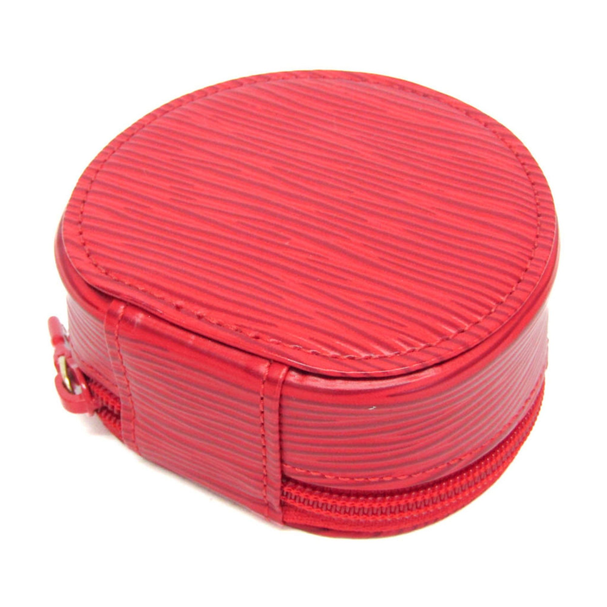 Louis Vuitton Louis Vuitton Epi Ecrin Bijoux8 M48217 Jewelry Case Castilian Red Epi Leather Size ONE SIZE - 3 Thumbnail