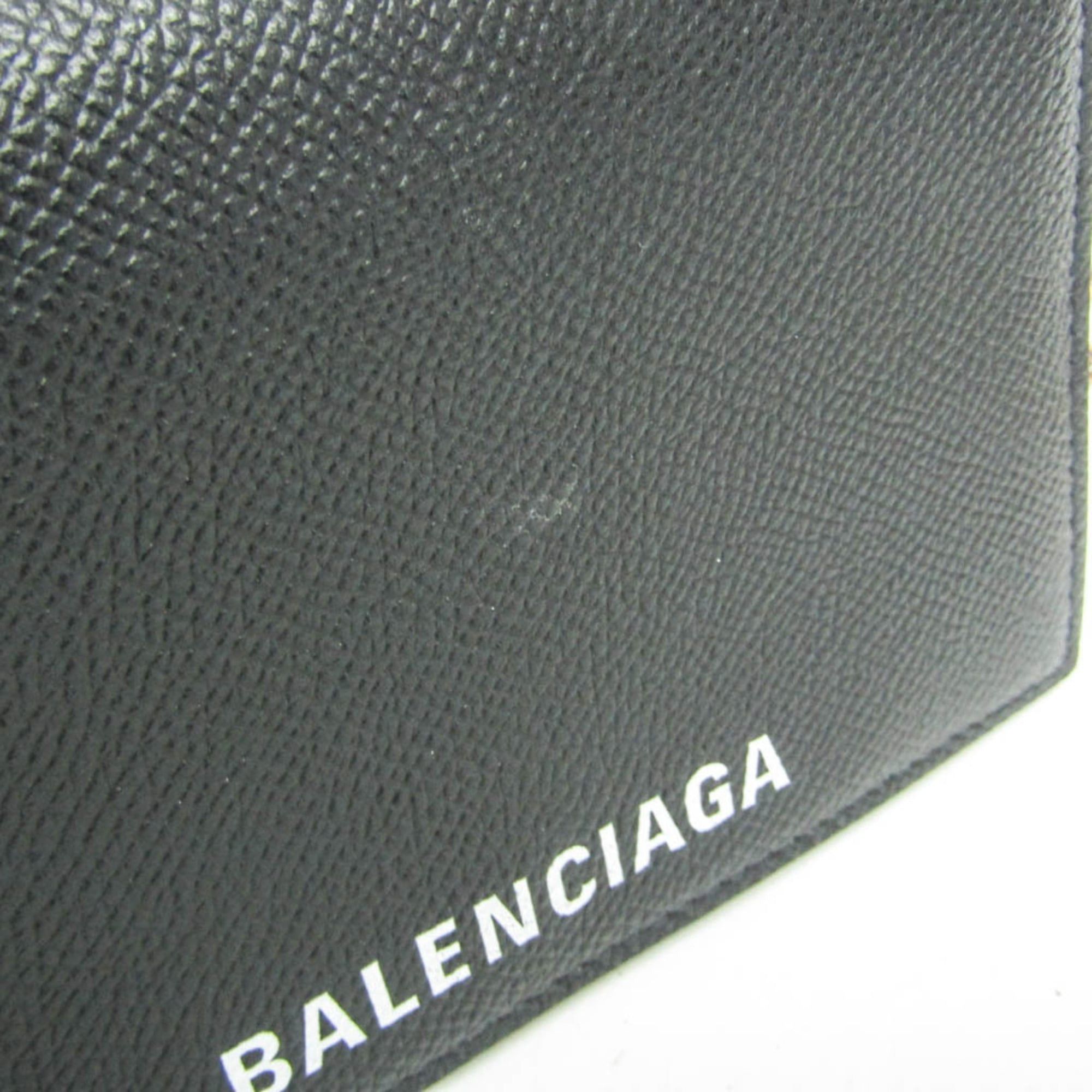 Balenciaga Balenciaga 581100 Women's Leather Chain/Shoulder Wallet Black Size ONE SIZE - 10 Thumbnail