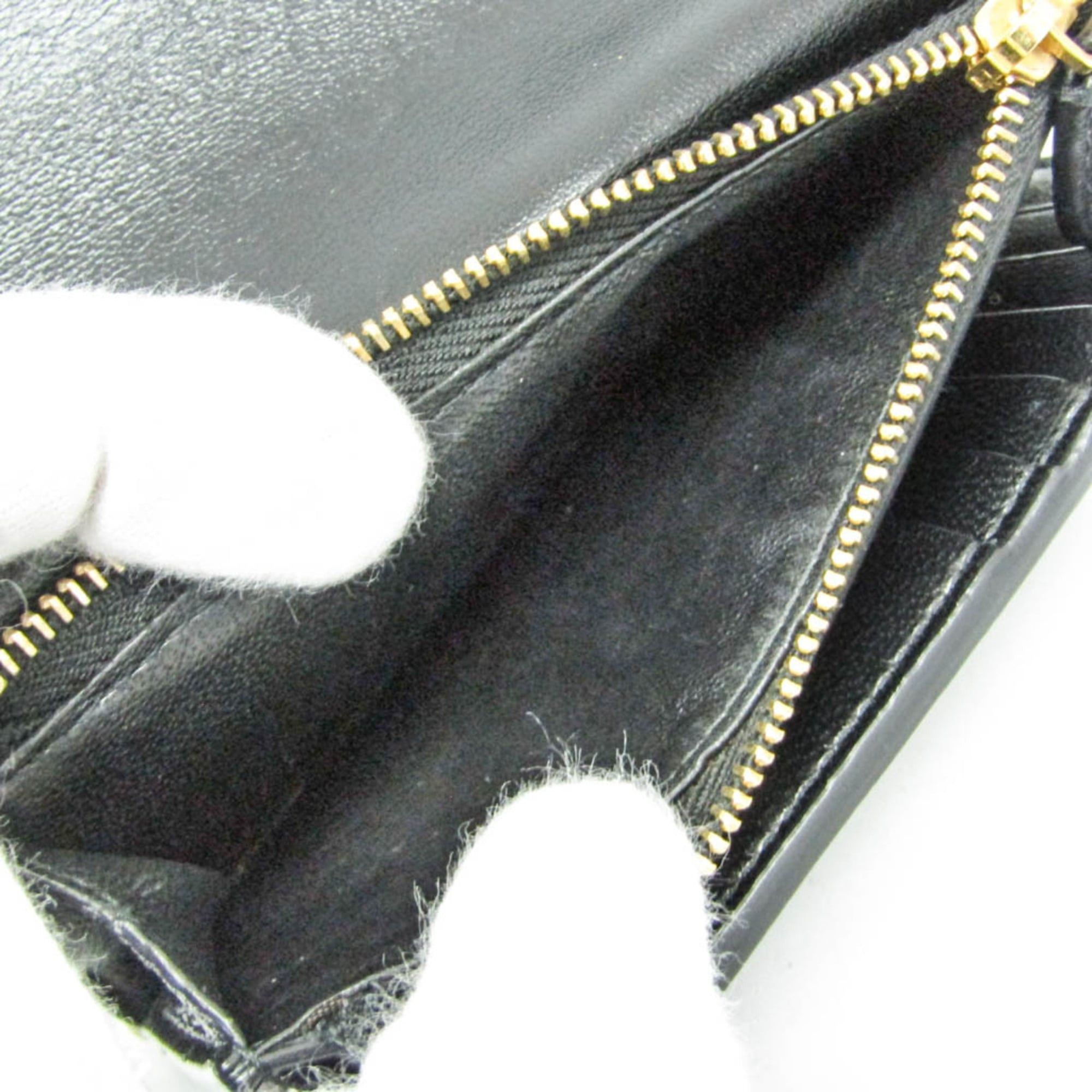 Balenciaga Balenciaga 581100 Women's Leather Chain/Shoulder Wallet Black Size ONE SIZE - 5 Thumbnail