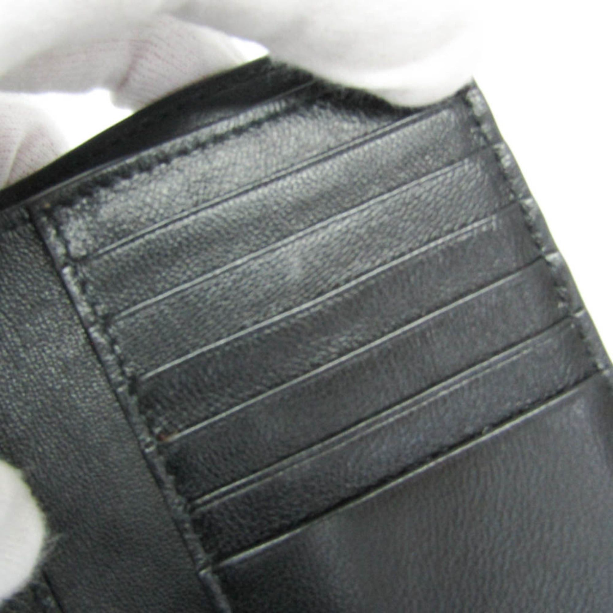 Balenciaga Balenciaga 581100 Women's Leather Chain/Shoulder Wallet Black Size ONE SIZE - 12 Thumbnail