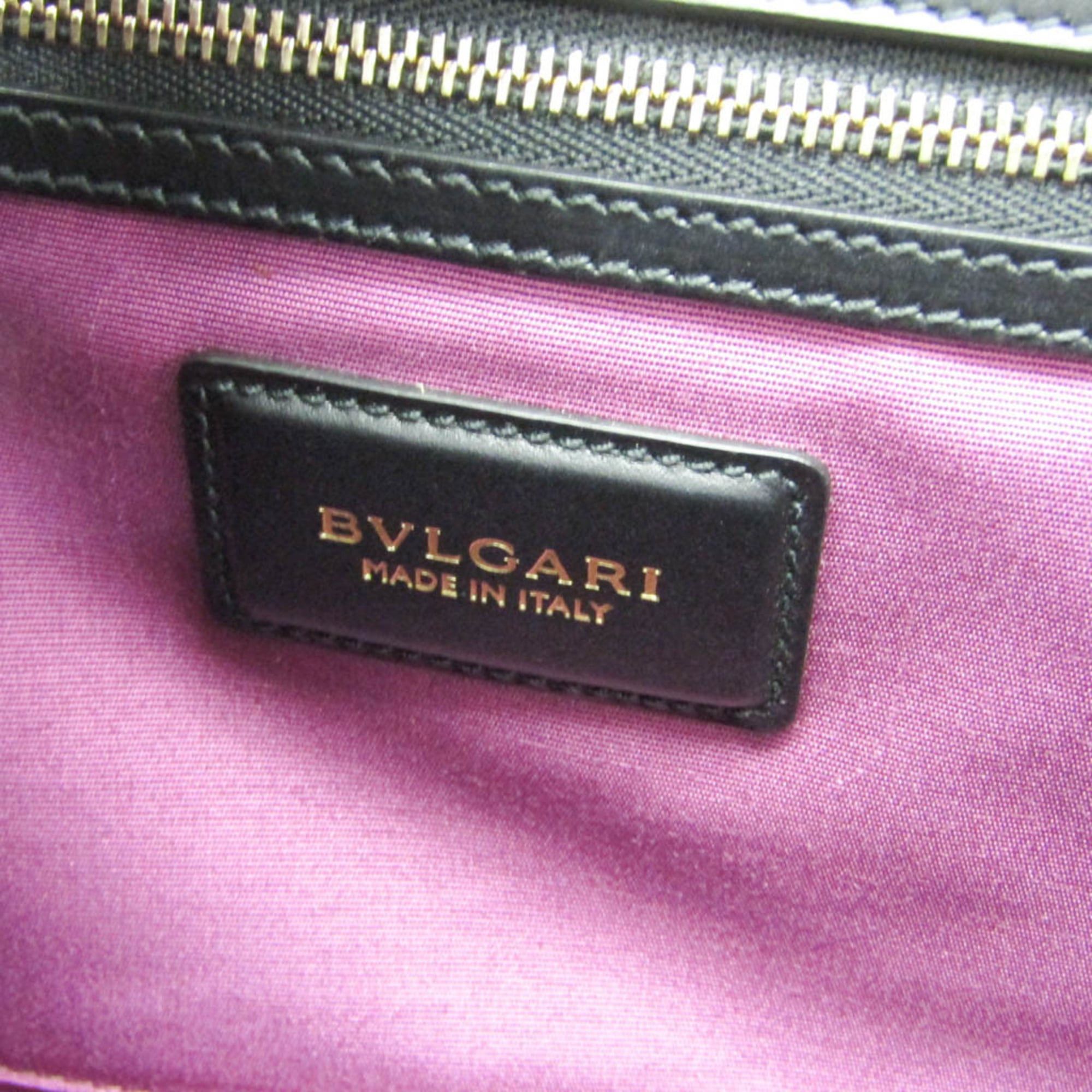 Bvlgari Bvlgari Monete Women's Leather Handbag,Shoulder Bag Black Size ONE SIZE - 13 Thumbnail