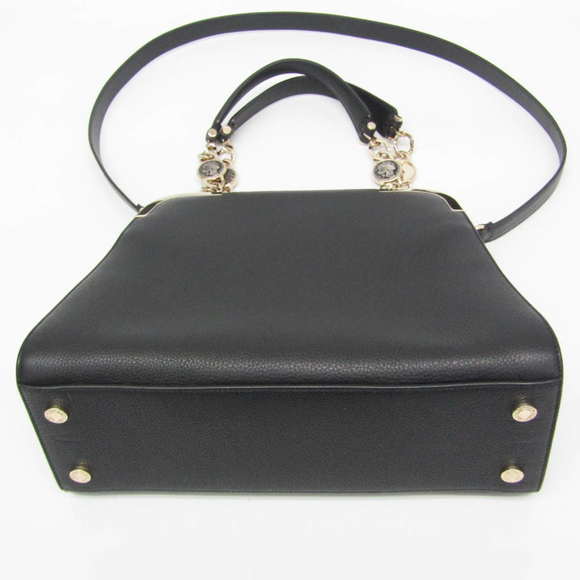Bvlgari Bvlgari Monete Women's Leather Handbag,Shoulder Bag Black Size ONE SIZE - 5 Thumbnail