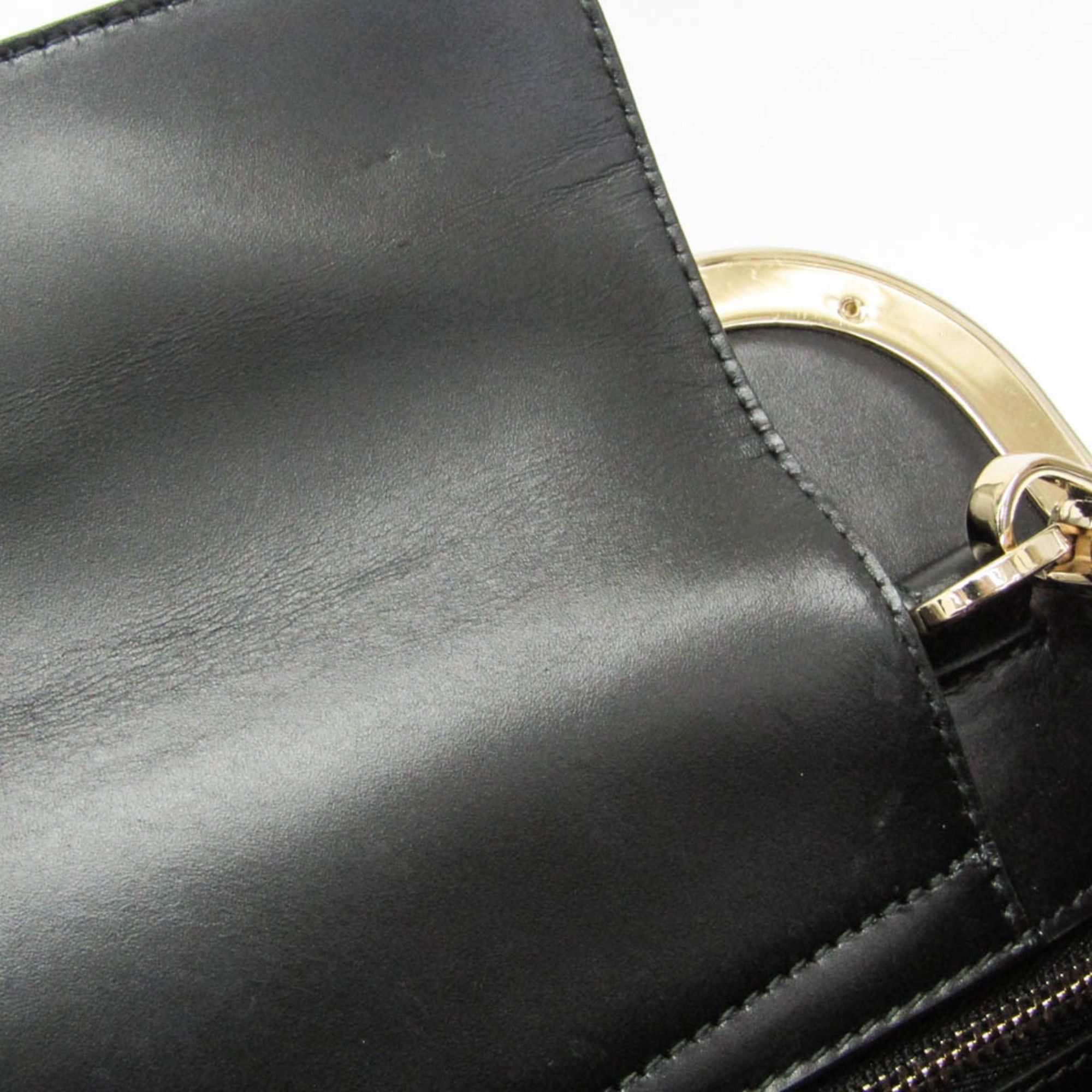 Bvlgari Bvlgari Monete Women's Leather Handbag,Shoulder Bag Black Size ONE SIZE - 12 Thumbnail