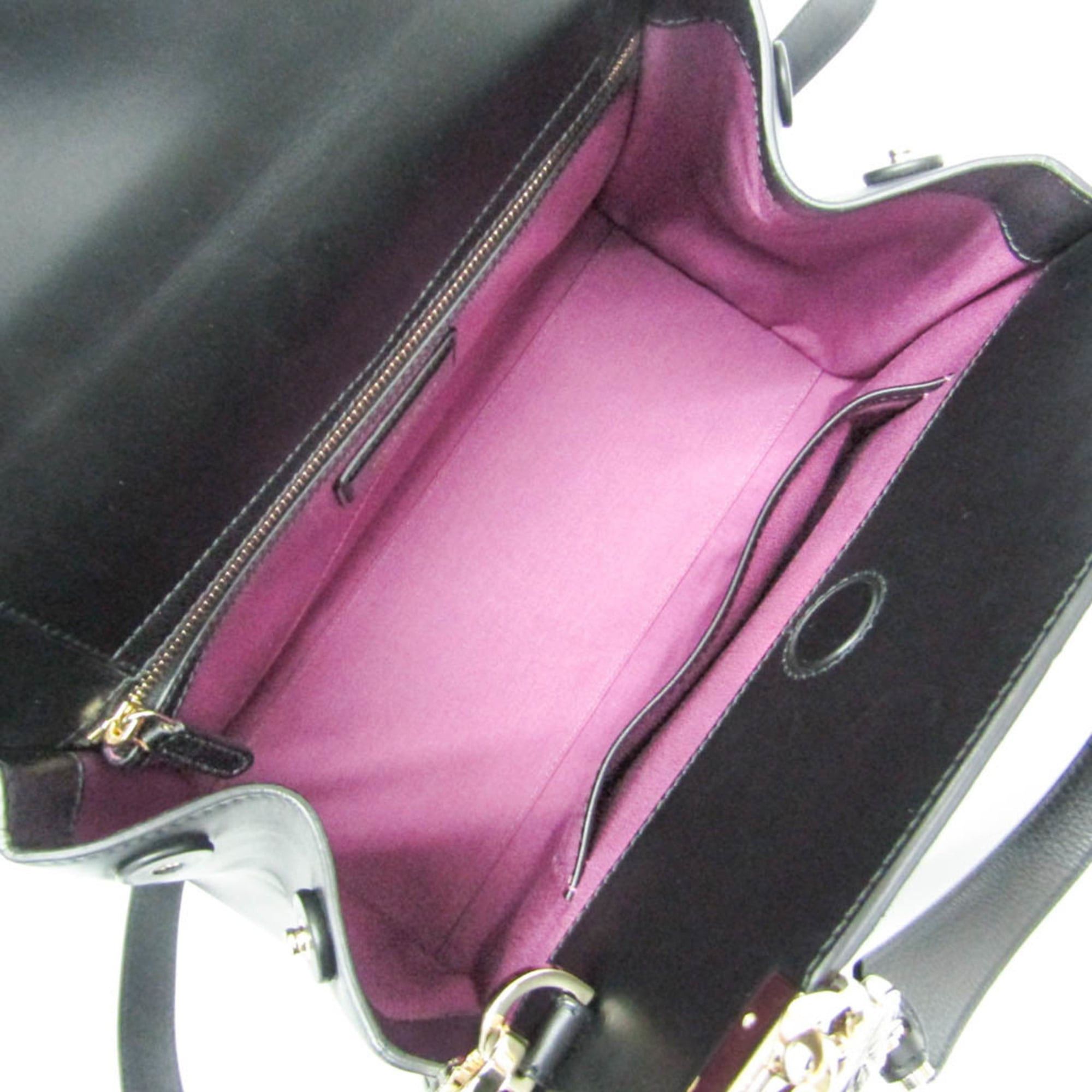 Bvlgari Bvlgari Monete Women's Leather Handbag,Shoulder Bag Black Size ONE SIZE - 3 Thumbnail