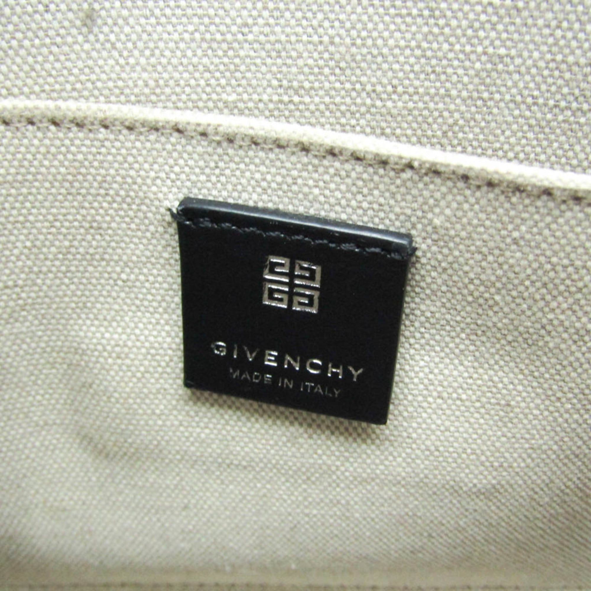 Givenchy Givenchy G Tote Mini Bag BB50N0B1H1 105 Women's Canvas,Leather Handbag,Shoulder Bag Black,Light Beige Size ONE SIZE - 14 Thumbnail