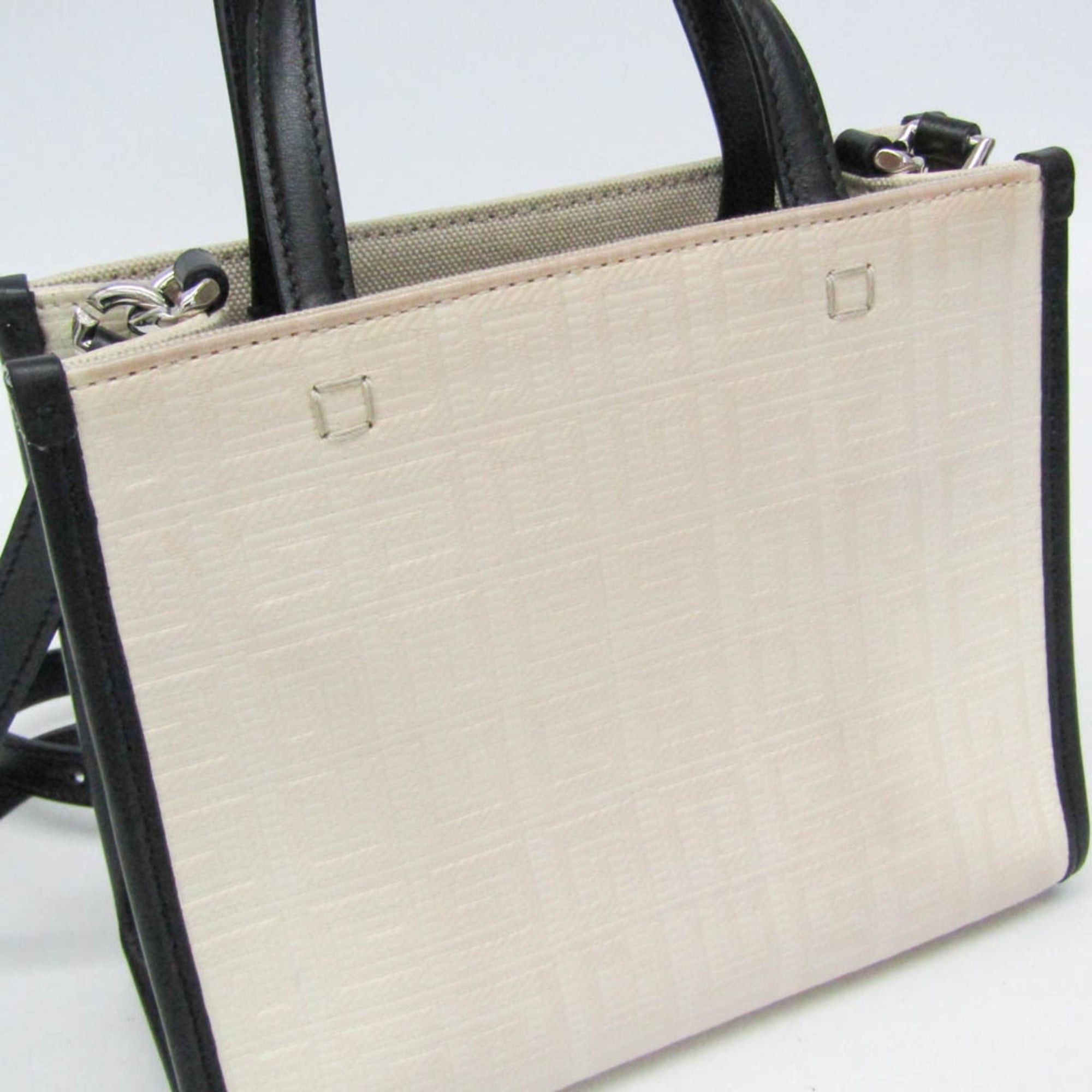 Givenchy Givenchy G Tote Mini Bag BB50N0B1H1 105 Women's Canvas,Leather Handbag,Shoulder Bag Black,Light Beige Size ONE SIZE - 9 Thumbnail