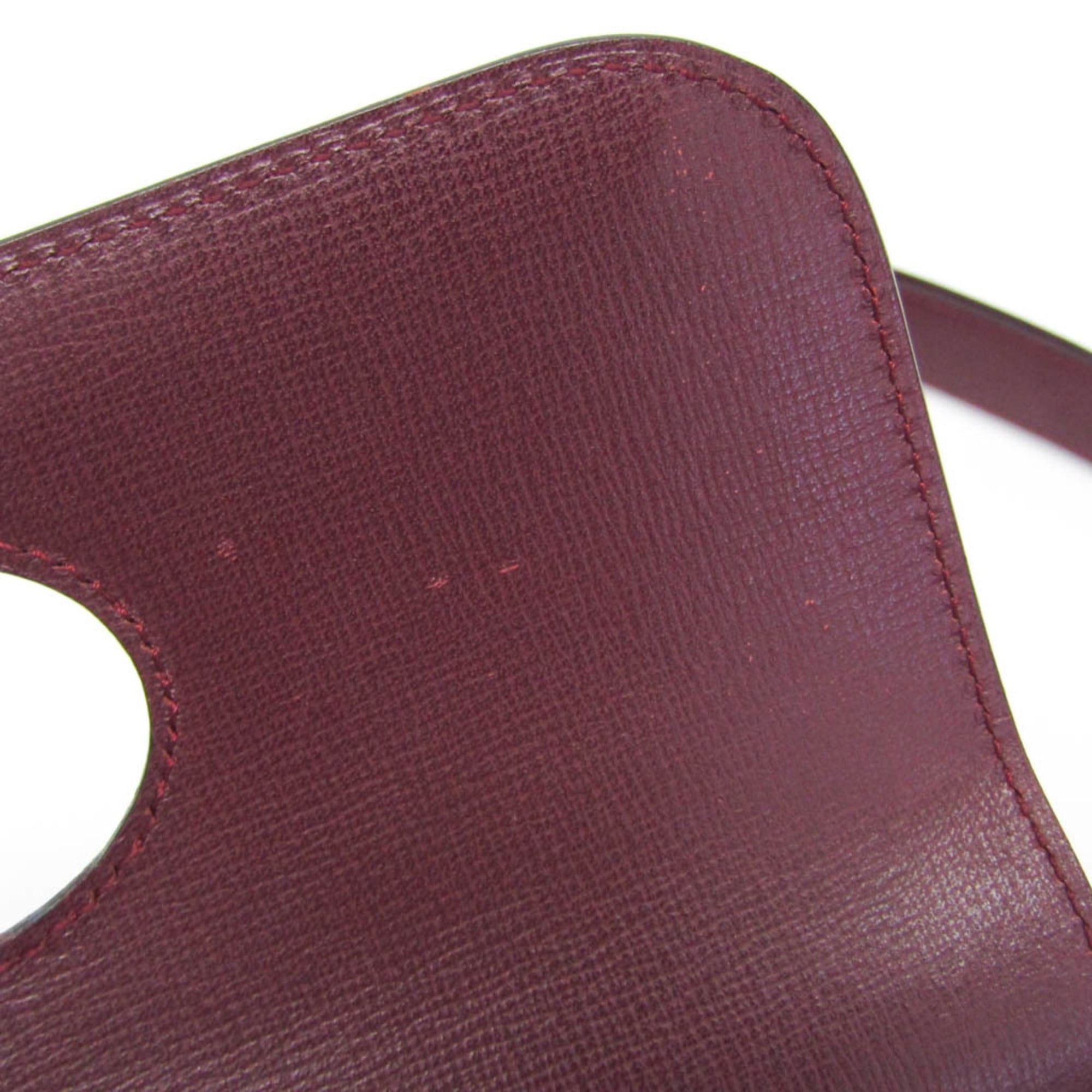 Cartier Cartier Must Women's Leather Shoulder Bag Bordeaux Size ONE SIZE - 16 Thumbnail