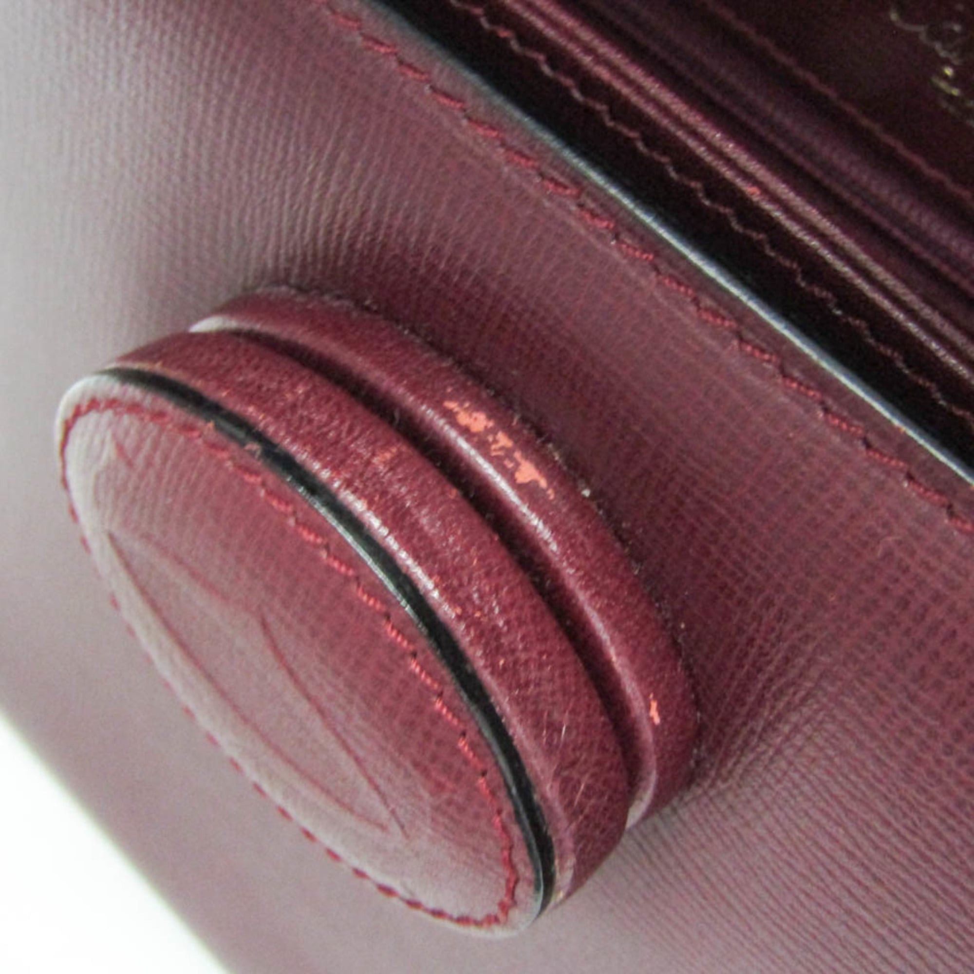 Cartier Cartier Must Women's Leather Shoulder Bag Bordeaux Size ONE SIZE - 15 Thumbnail