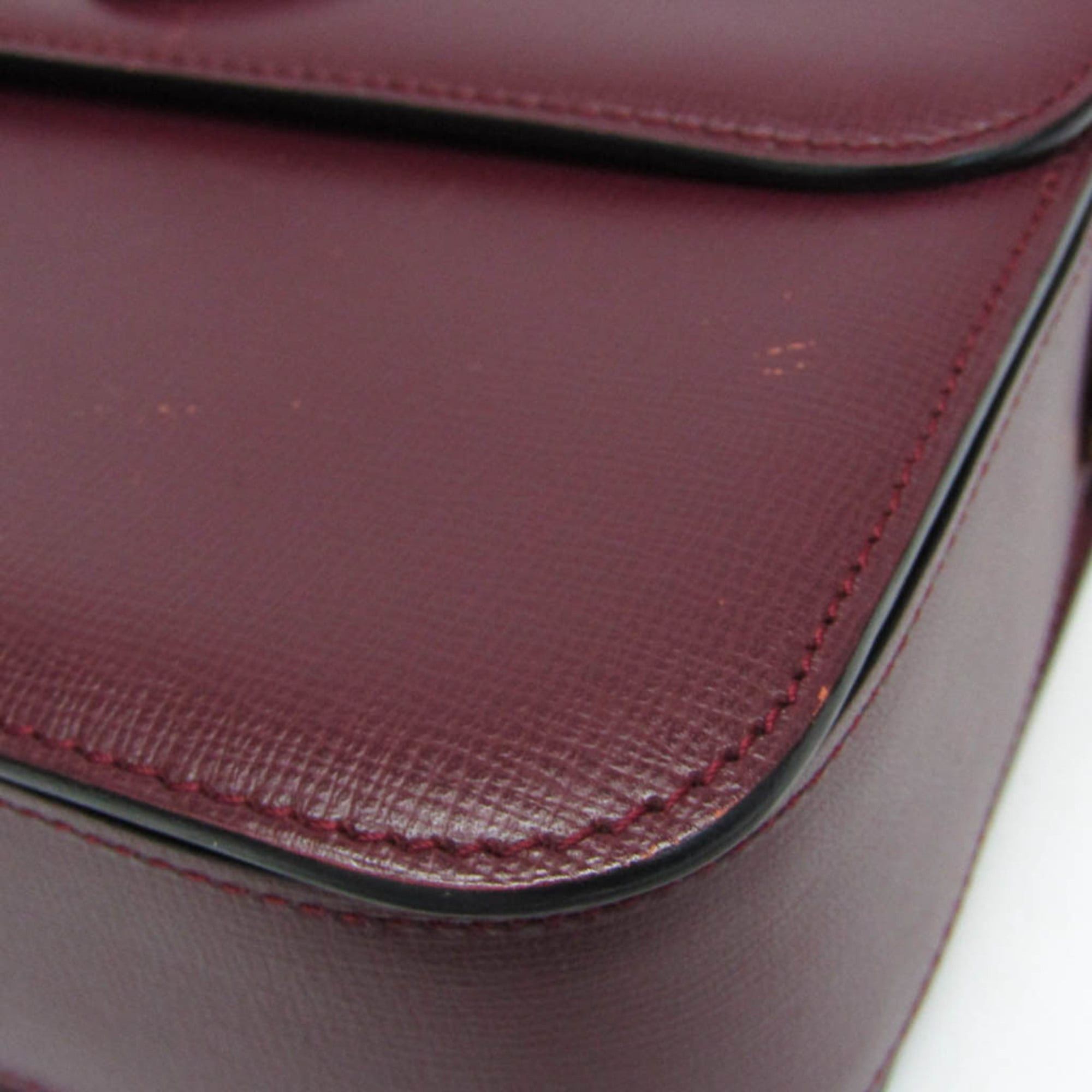Cartier Cartier Must Women's Leather Shoulder Bag Bordeaux Size ONE SIZE - 6 Thumbnail