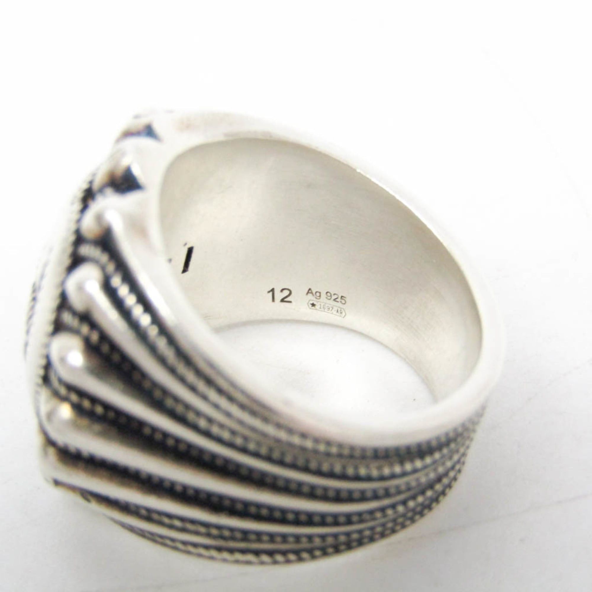 Gucci Gucci Interlocking G 728399 Silver Fashion Band Ring Silver Size ONE SIZE - 9 Thumbnail