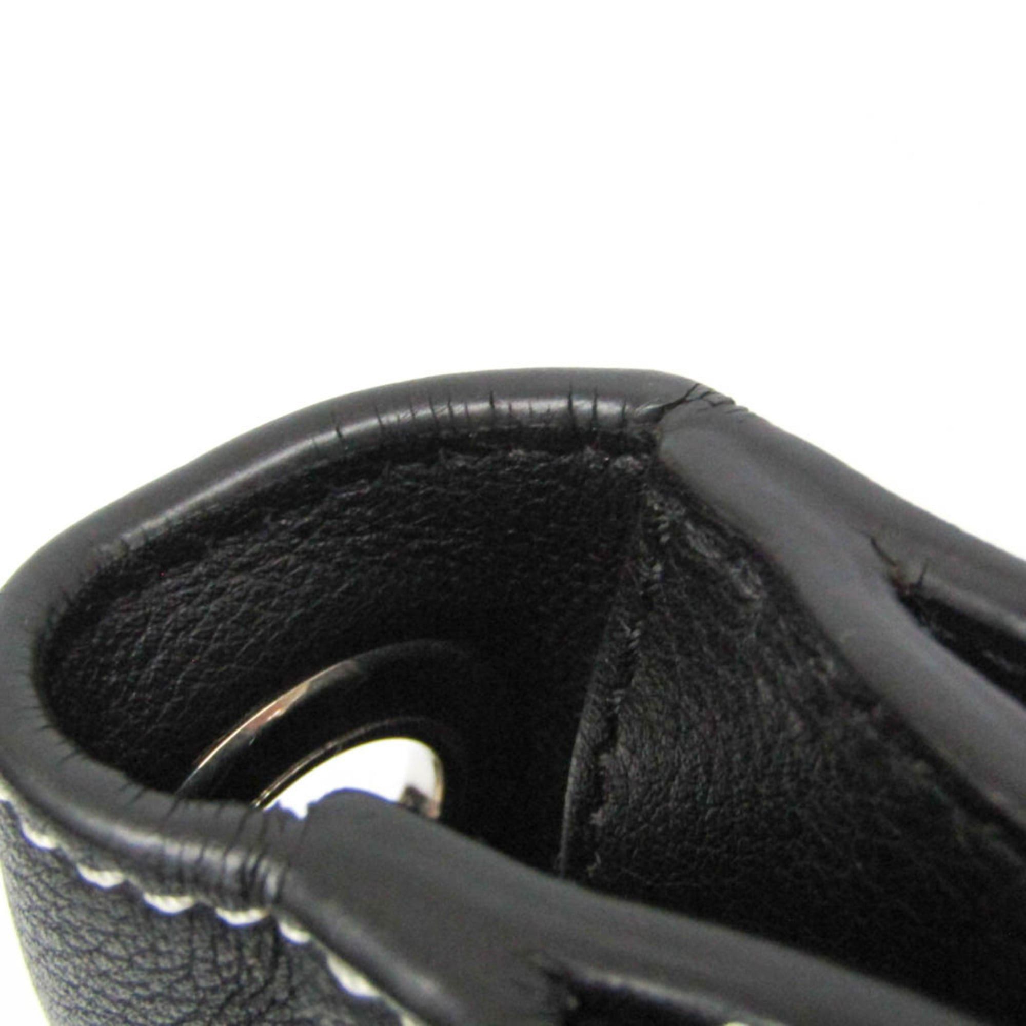 Loewe Loewe Anagram Men,Women Leather Clutch Bag Black Size ONE SIZE - 15 Thumbnail