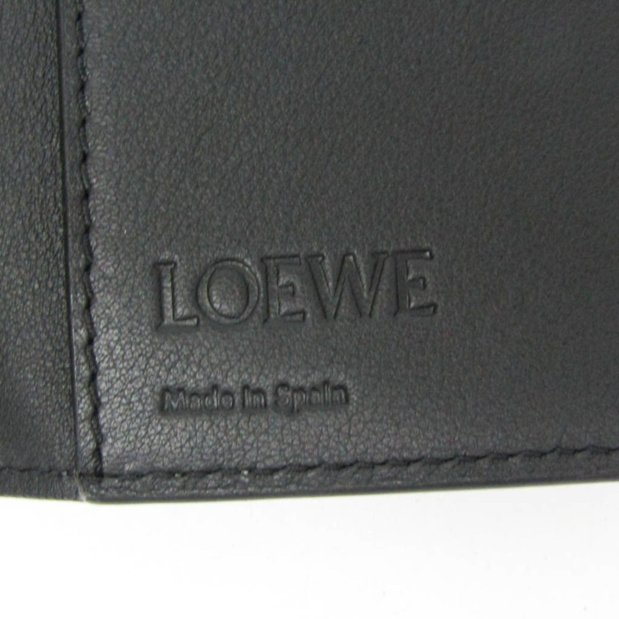 Loewe Loewe Anagram Men,Women Leather Clutch Bag Black Size ONE SIZE - 16 Thumbnail
