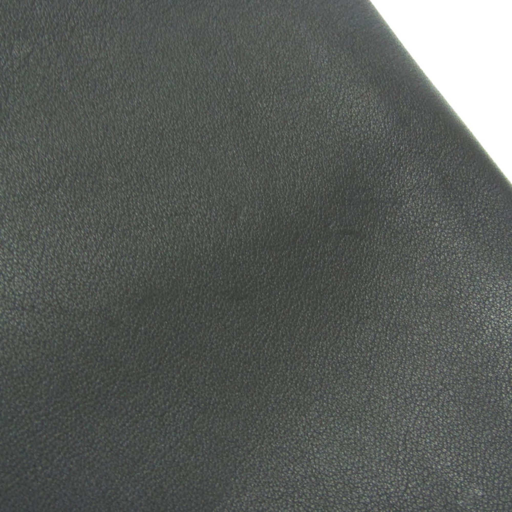 Loewe Loewe Anagram Men,Women Leather Clutch Bag Black Size ONE SIZE - 9 Thumbnail