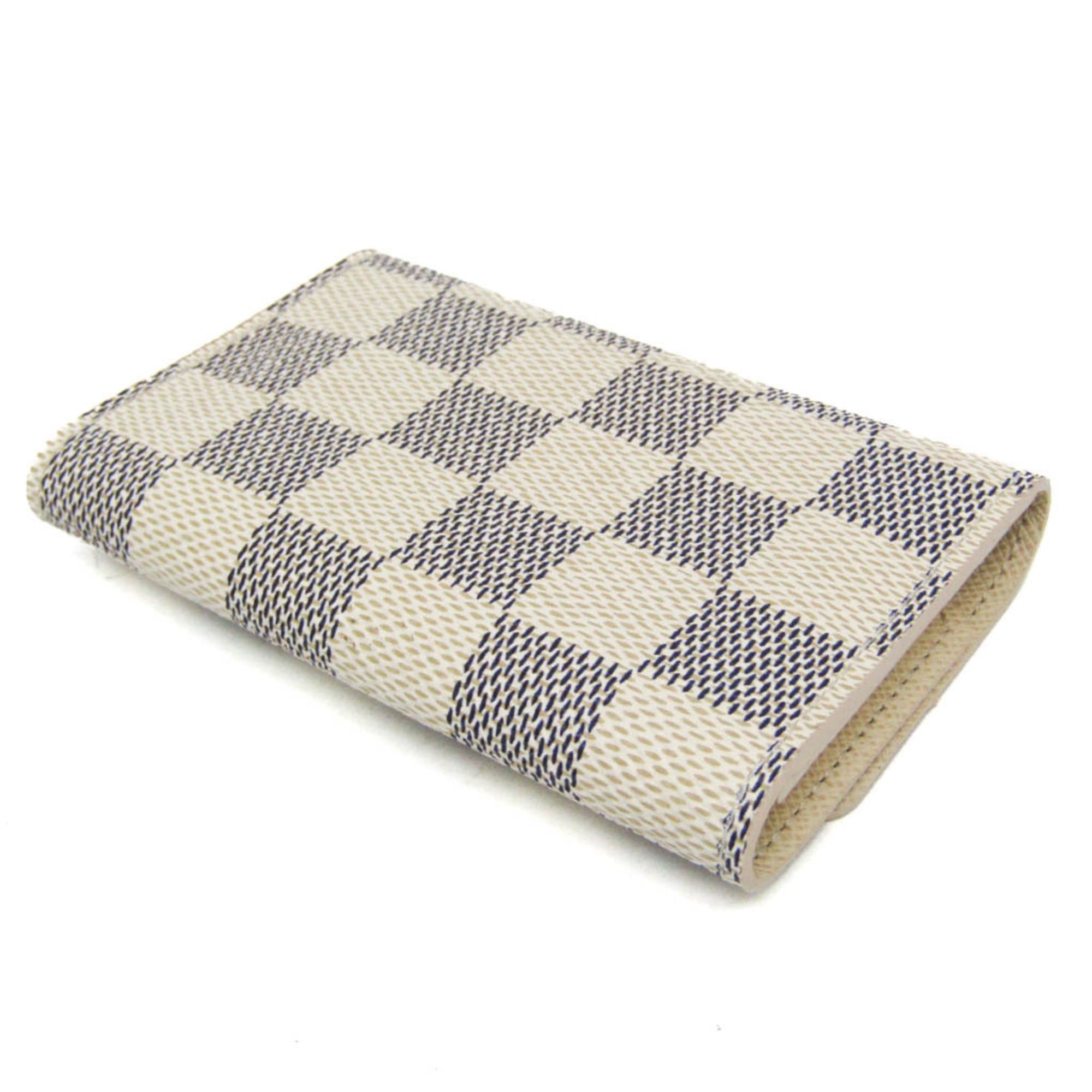 Louis Vuitton Louis Vuitton Damier Azur 6 Key Holder N61745 Men,Women Damier Azur Key Case Damier Azur Size ONE SIZE - 3 Thumbnail