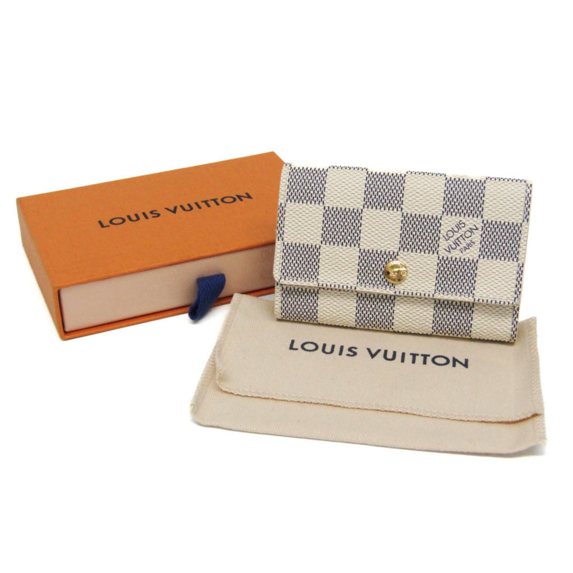 Louis Vuitton Louis Vuitton Damier Azur 6 Key Holder N61745 Men,Women Damier Azur Key Case Damier Azur Size ONE SIZE - 2 Thumbnail