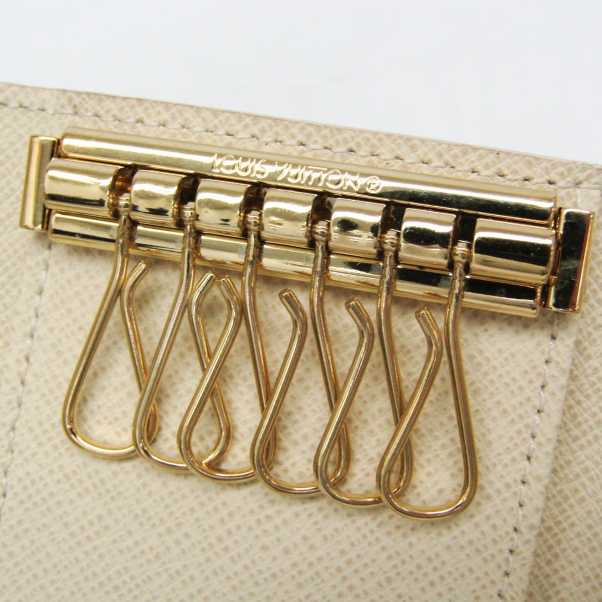 Louis Vuitton Louis Vuitton Damier Azur 6 Key Holder N61745 Men,Women Damier Azur Key Case Damier Azur Size ONE SIZE - 9 Thumbnail