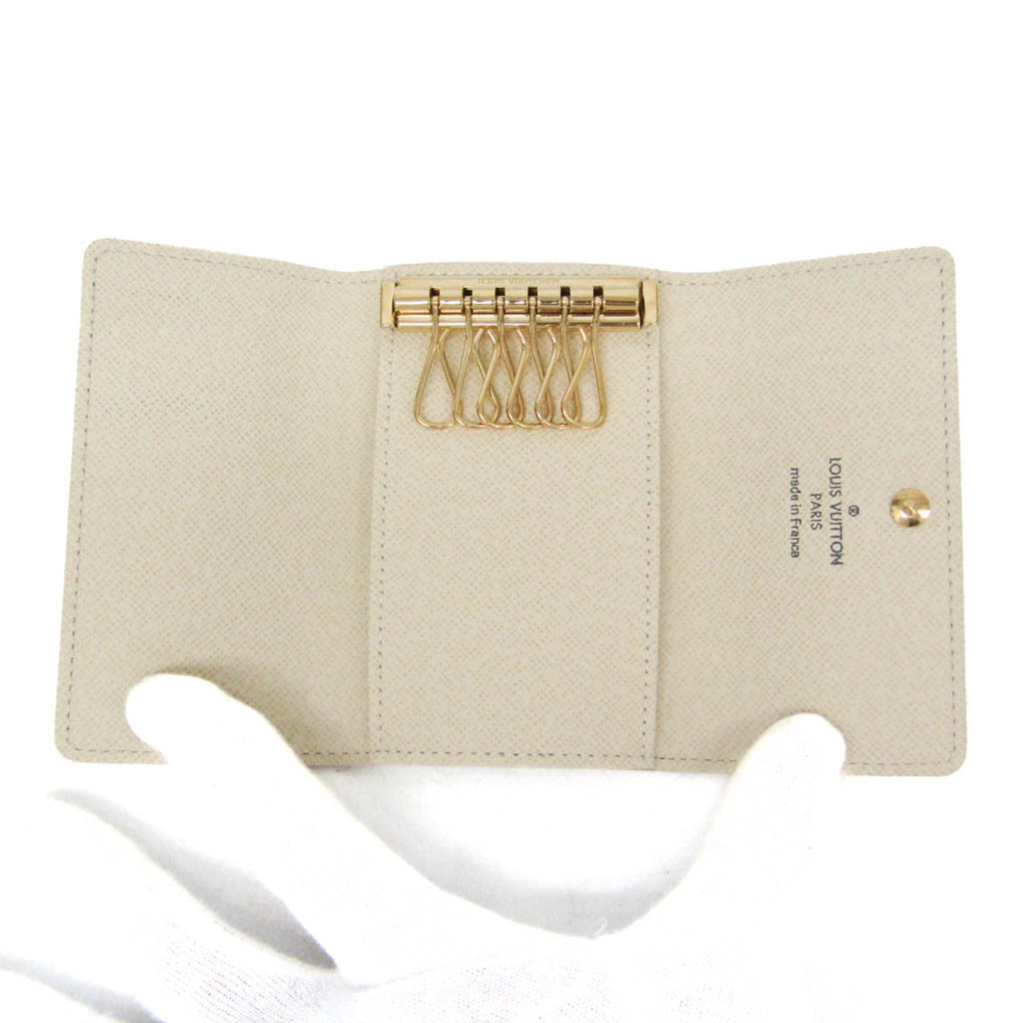 Louis Vuitton Louis Vuitton Damier Azur 6 Key Holder N61745 Men,Women Damier Azur Key Case Damier Azur Size ONE SIZE - 4 Thumbnail