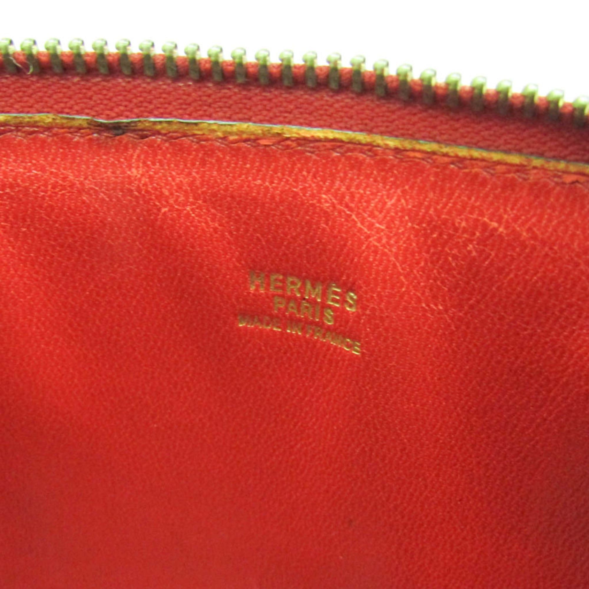 Hermes Hermes McPherson Women's Courchevel Leather Handbag Red Color Size ONE SIZE - 18 Thumbnail