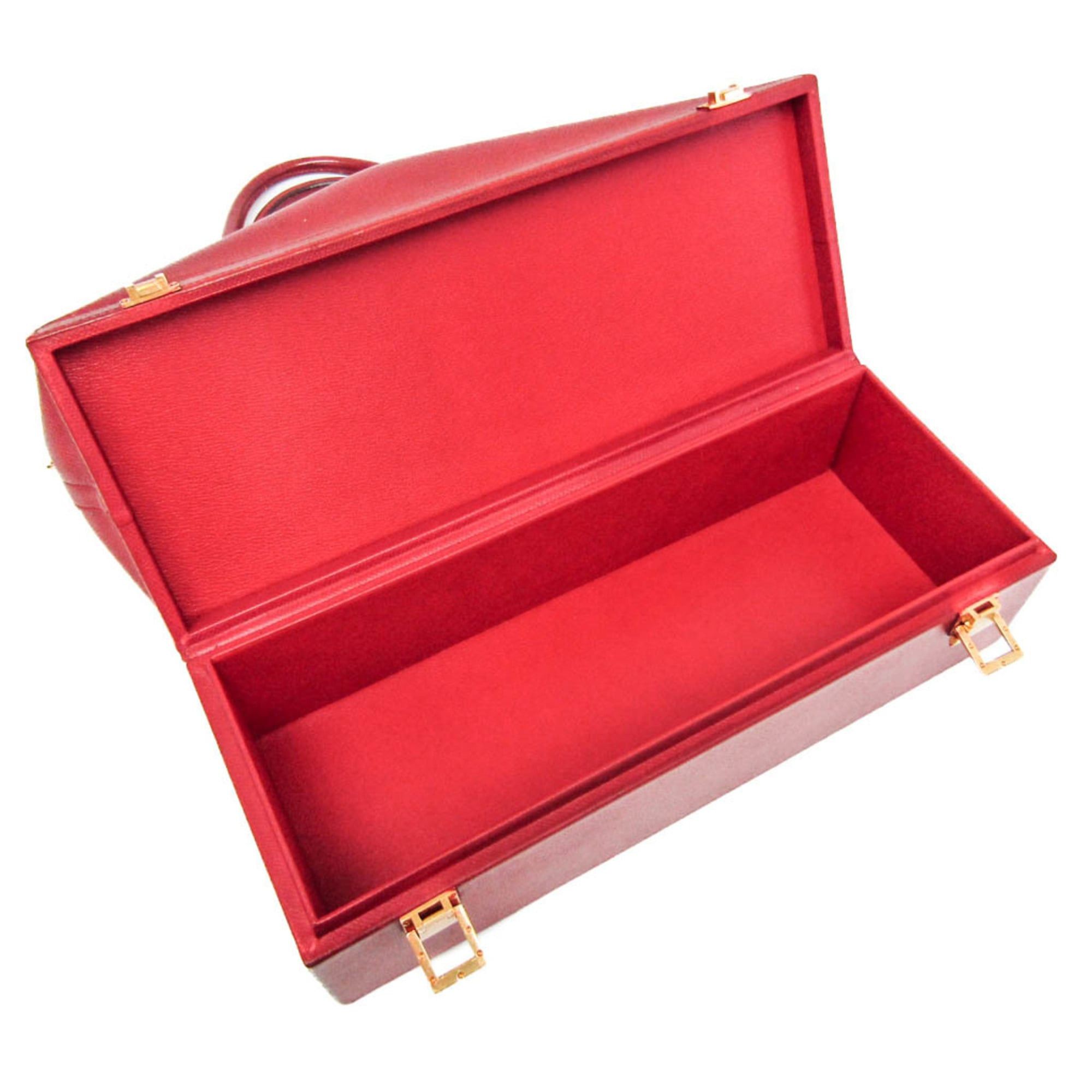 Hermes Hermes McPherson Women's Courchevel Leather Handbag Red Color Size ONE SIZE - 4 Thumbnail