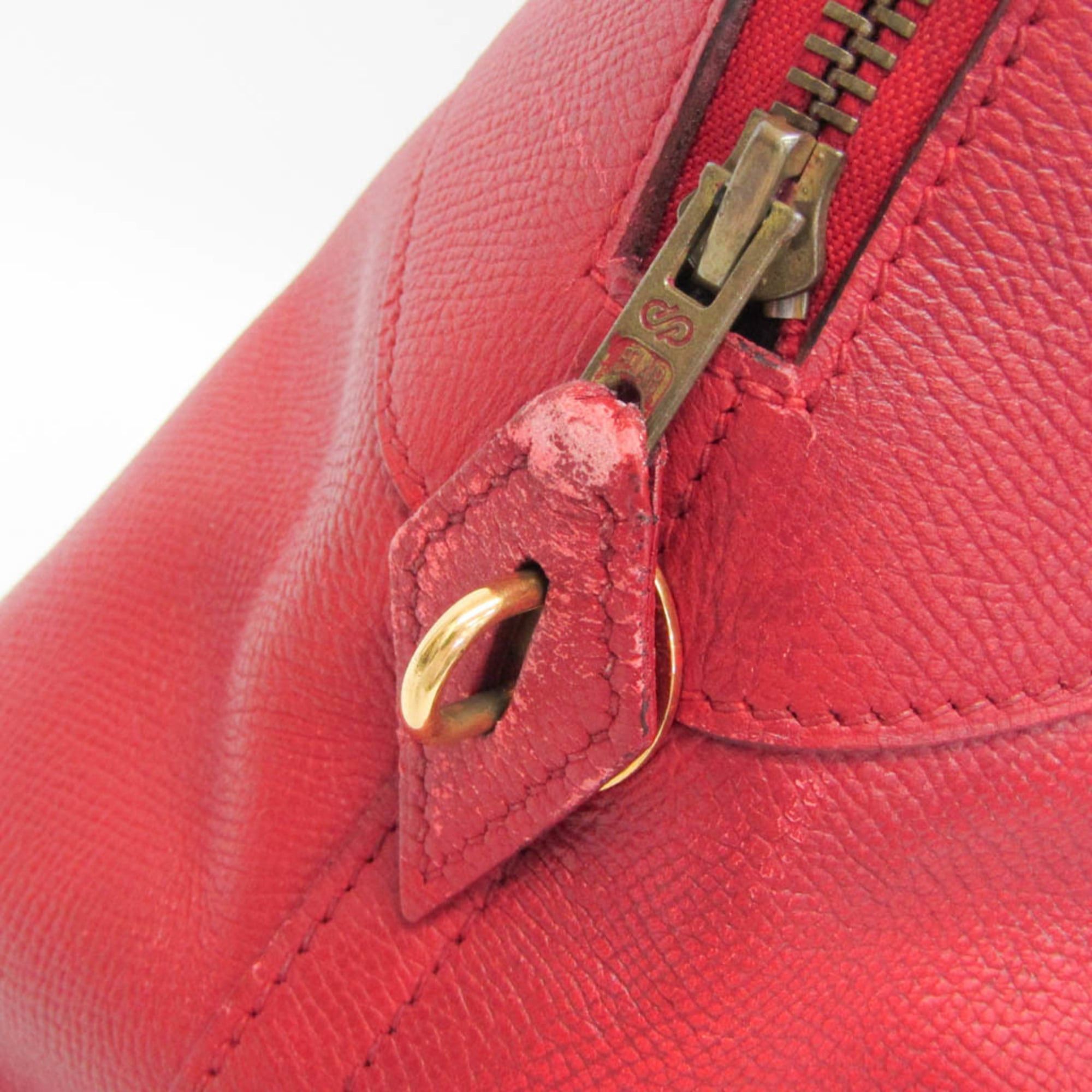 Hermes Hermes McPherson Women's Courchevel Leather Handbag Red Color Size ONE SIZE - 9 Thumbnail
