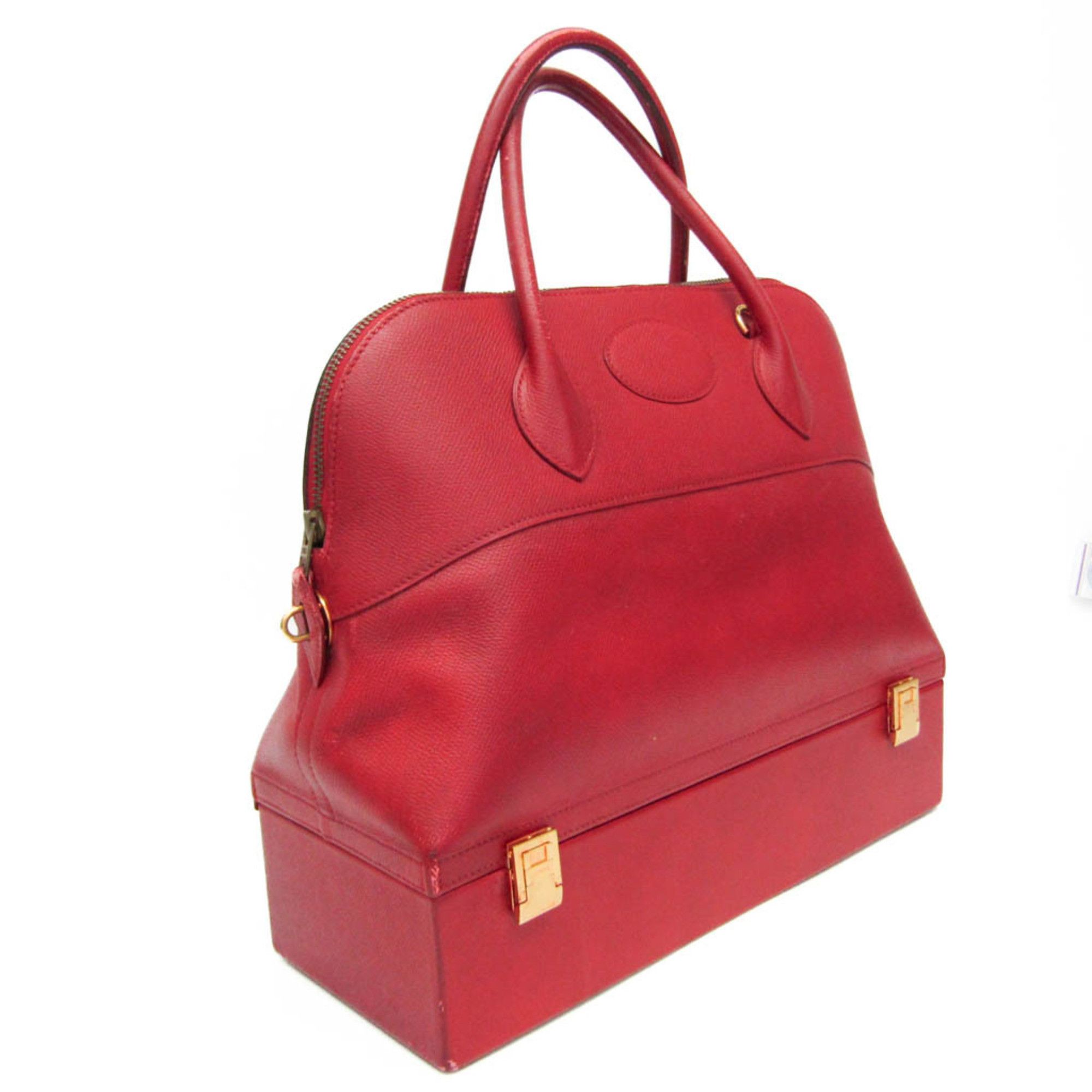 Hermes Hermes McPherson Women's Courchevel Leather Handbag Red Color Size ONE SIZE - 8 Thumbnail