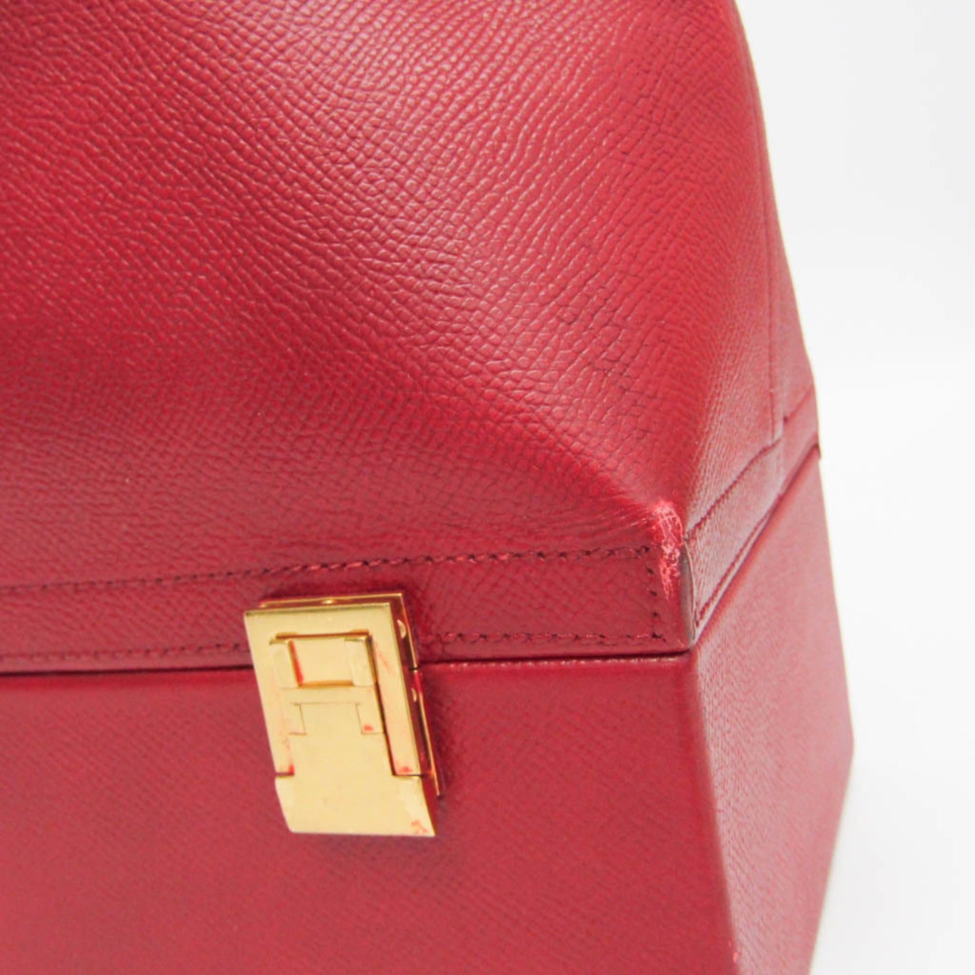 Hermes Hermes McPherson Women's Courchevel Leather Handbag Red Color Size ONE SIZE - 6 Thumbnail