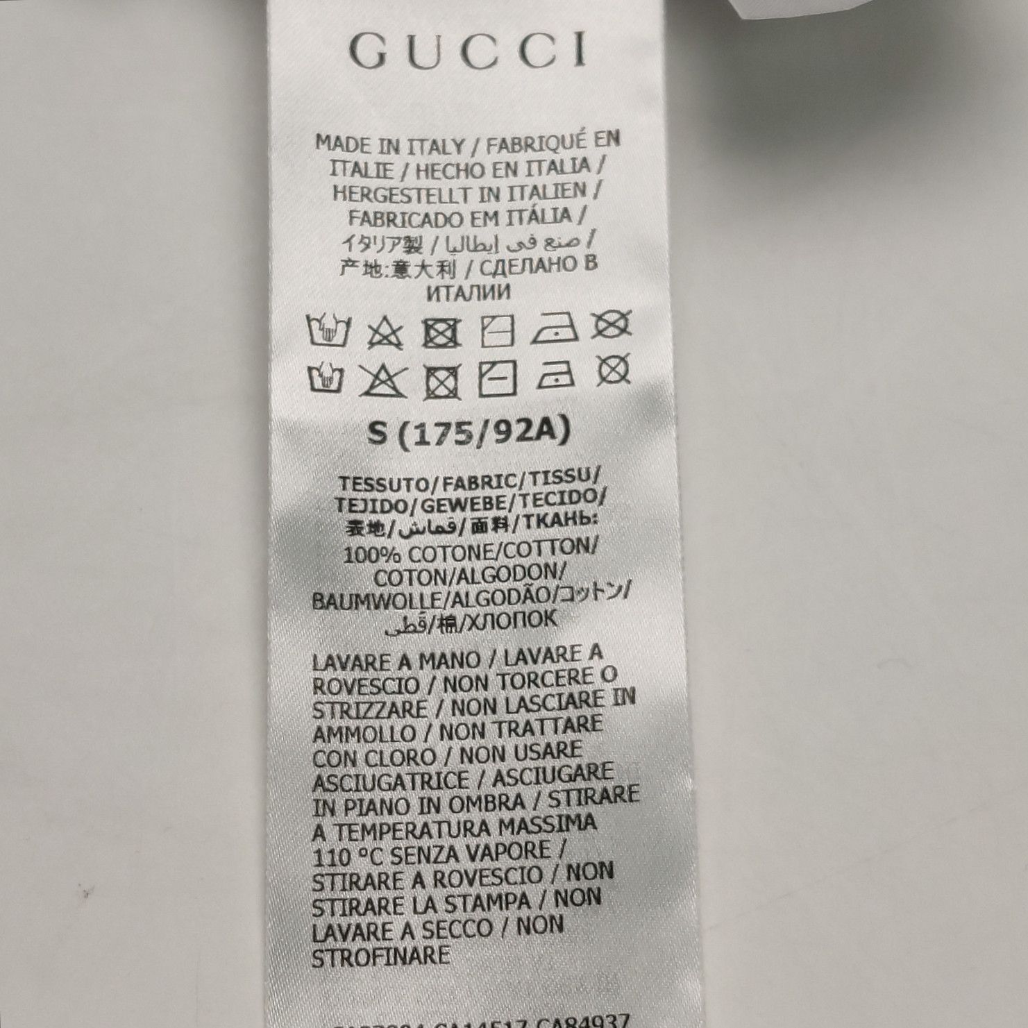 Gucci Gucci Men s Short Sleeve Shirts Size US S / EU 44-46 / 1 - 10 Thumbnail