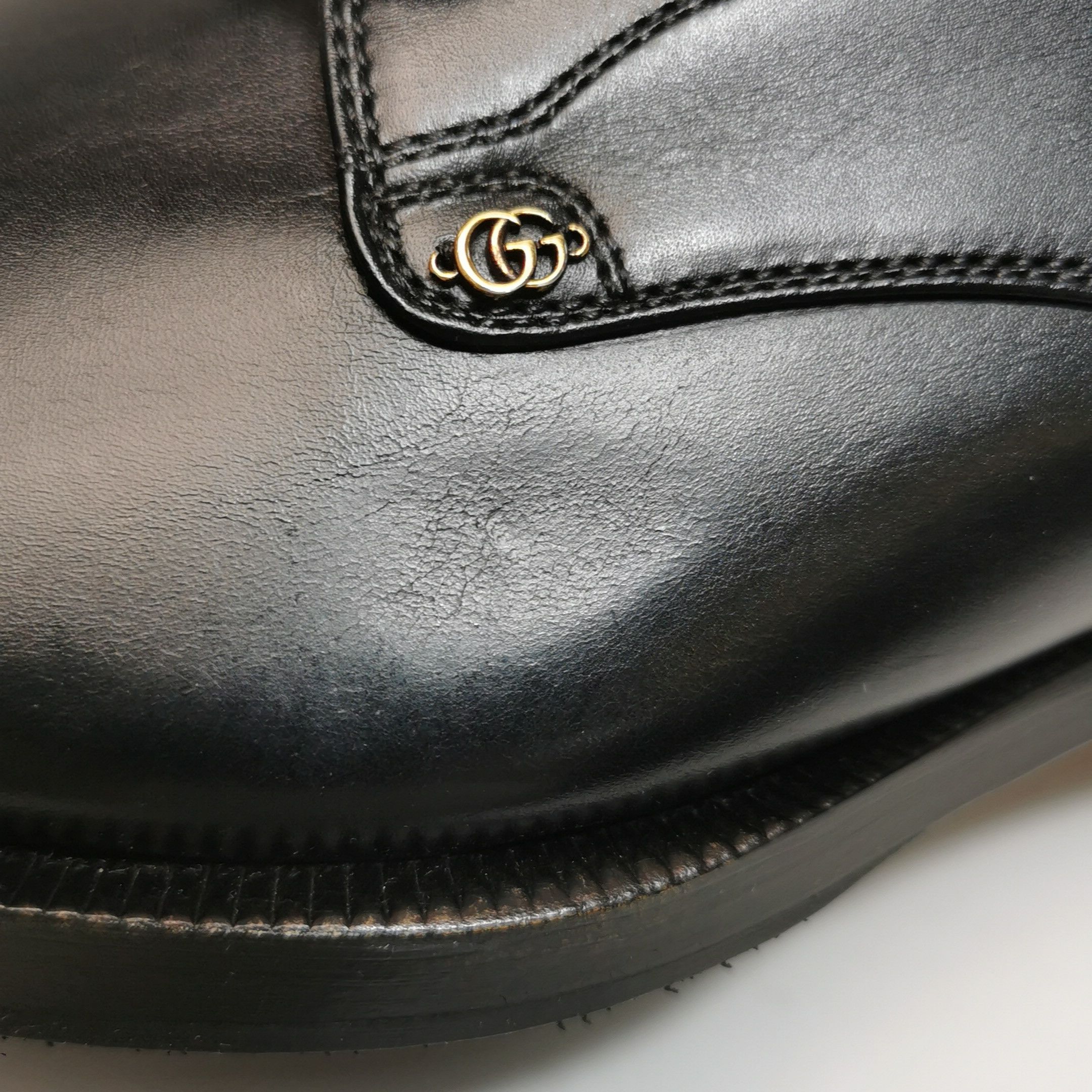 Gucci Gucci Men 5.5 Leather Size US 5.5 / EU 38 - 11 Thumbnail