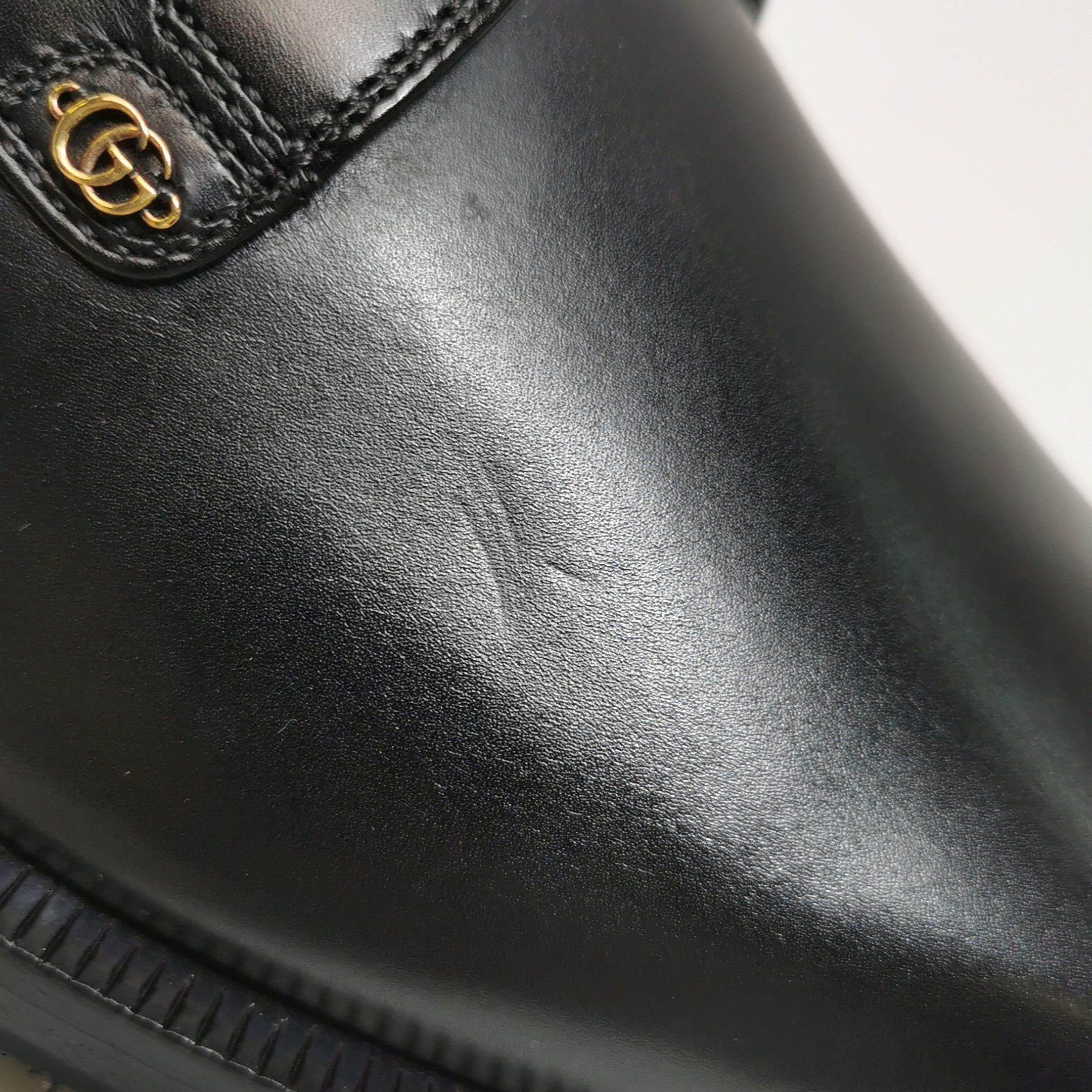 Gucci Gucci Men 5.5 Leather Size US 5.5 / EU 38 - 8 Thumbnail