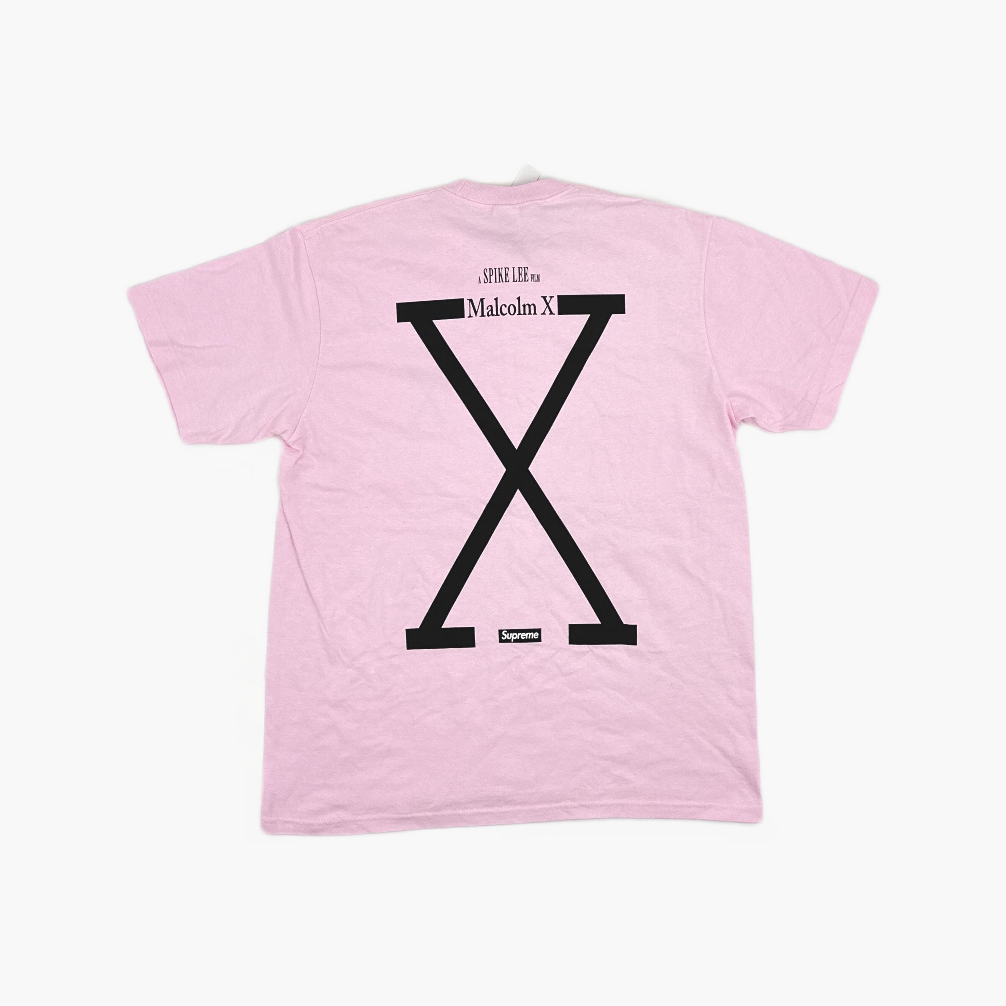 Supreme Supreme 40 Acres Malcolm X Tee Pink Size M Size US M / EU 48-50 / 2 - 2 Thumbnail
