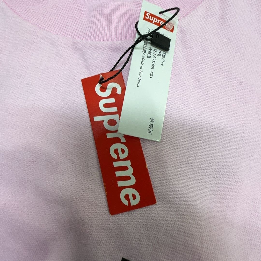 Supreme Supreme 40 Acres Malcolm X Tee Pink Size M Size US M / EU 48-50 / 2 - 3 Thumbnail