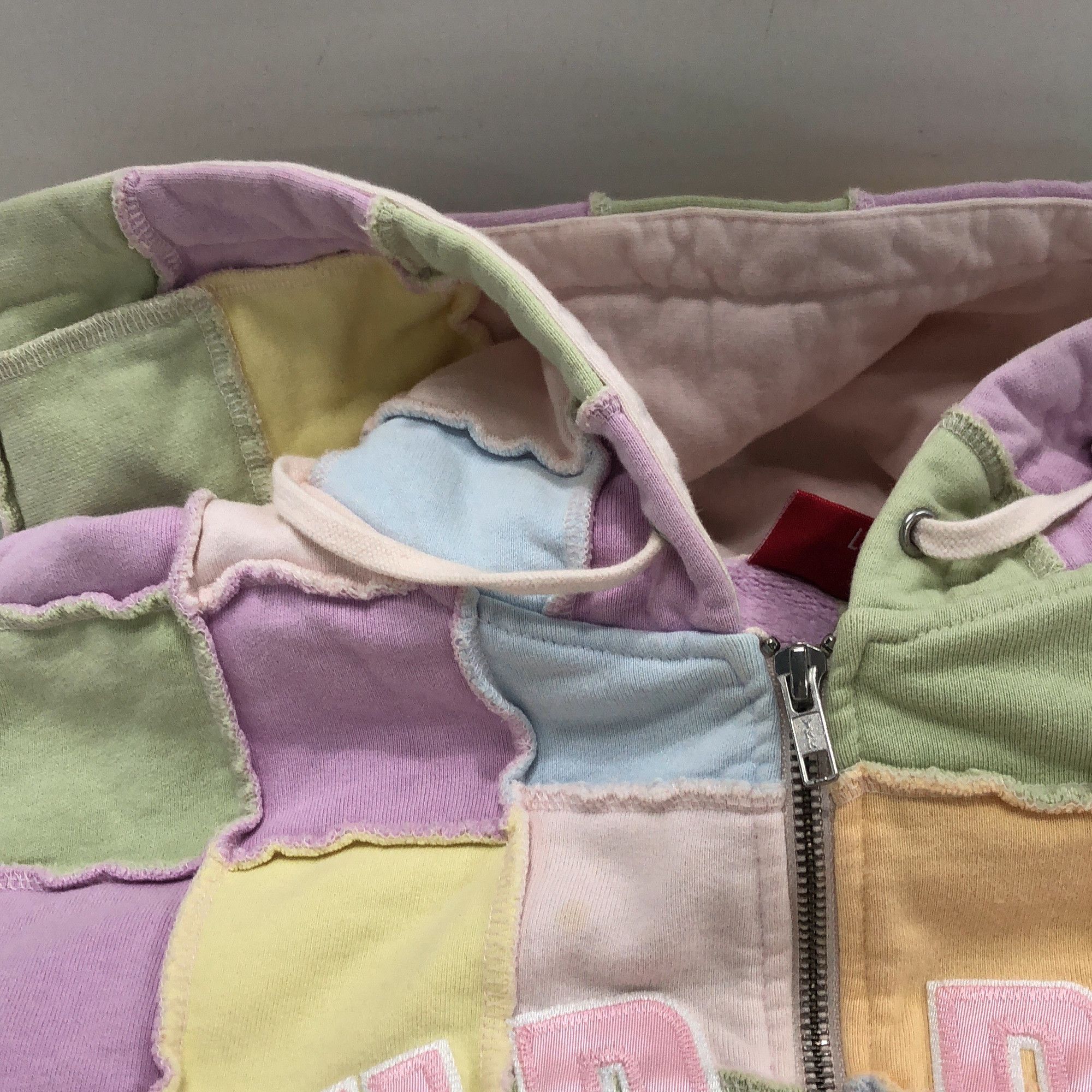 Supreme Supreme Patchwork Zip-Up Hoodie Size L Size US L / EU 52-54 / 3 - 6 Thumbnail