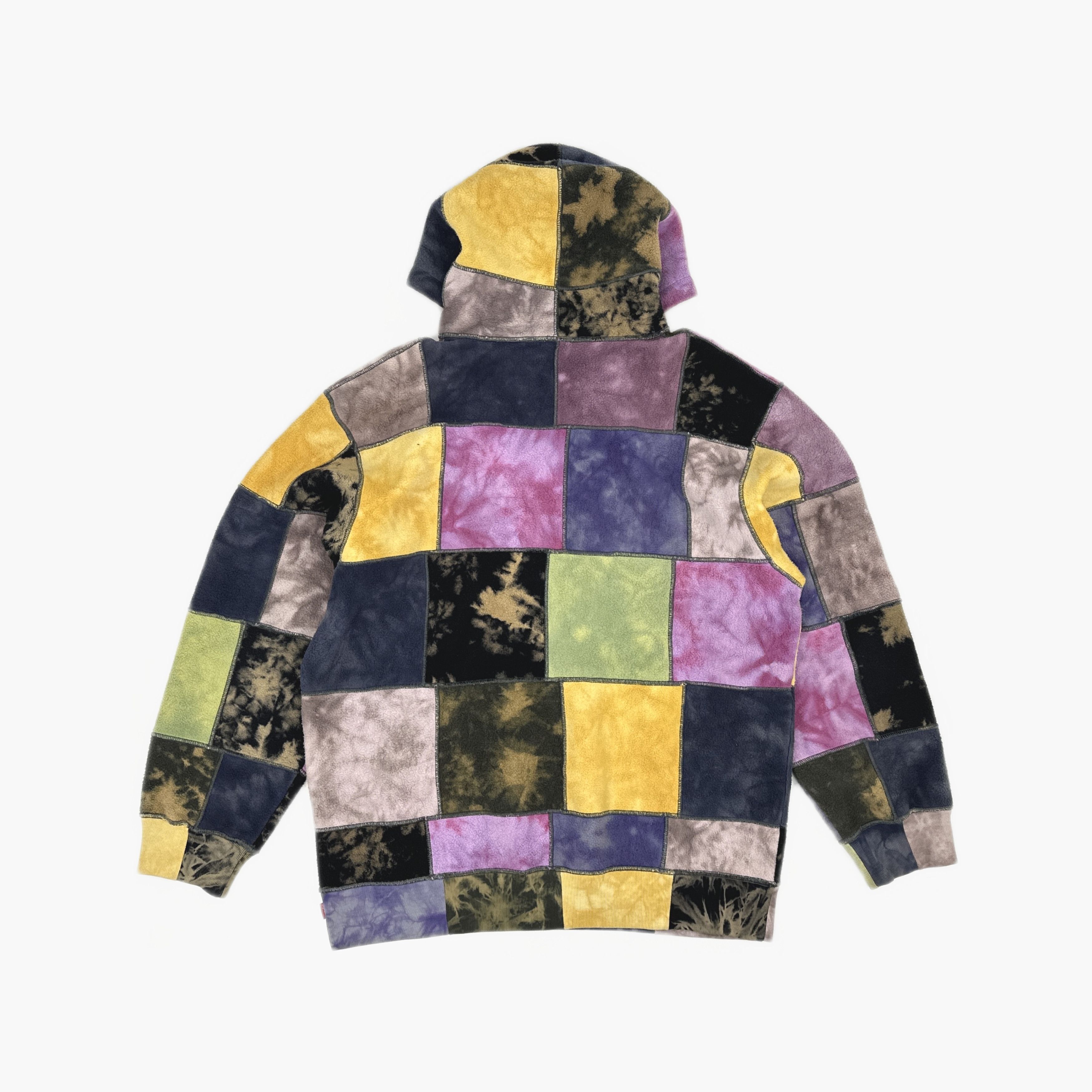Supreme Supreme Patchwork Tie Dye Hoodie Size L Size US L / EU 52-54 / 3 - 2 Thumbnail